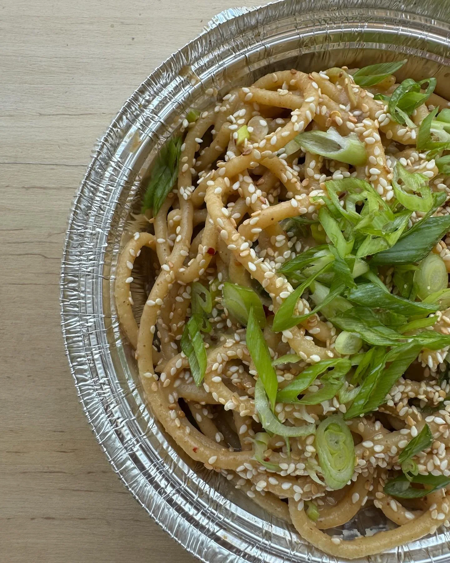 Summer addition to BSP

Sesame peanut noodz. As sexy as they sound.

Italian noodles x Asian flavor 

Made to order for ultimate freshness. Served warm.

Available daily / question mark? 

#wedontjustservehotfood #newburghny #freshpasta #italian #new