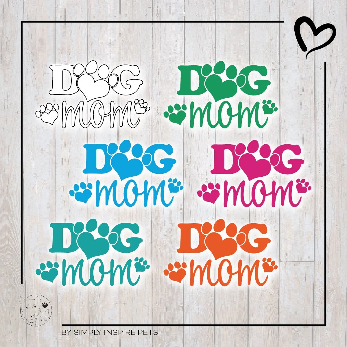Dog Mom Decal