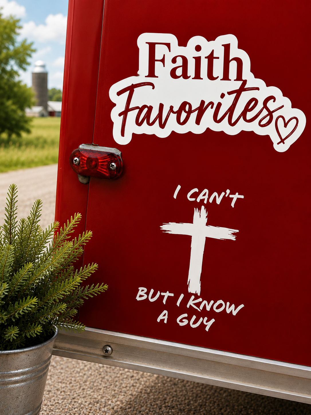 I Can't But I Know A Guy Permanent Decal