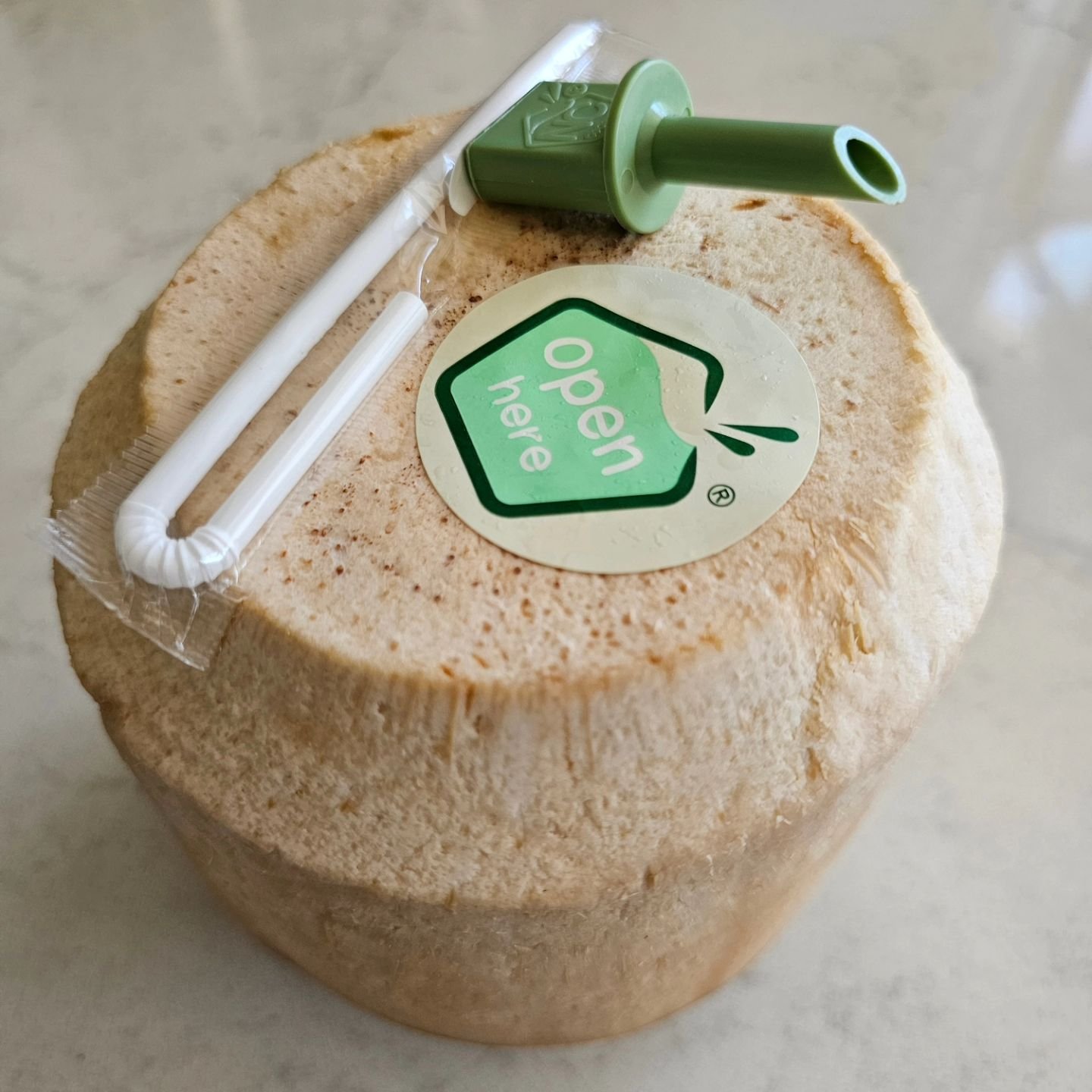 The Thai Coco Bucket makes it easy to enjoy fresh coconut water on the go. Just use the handy puncture tool, insert the straw into the top of the coconut and enjoy a refreshing and hydrating beverage rich with amino acids that can help you recover fr