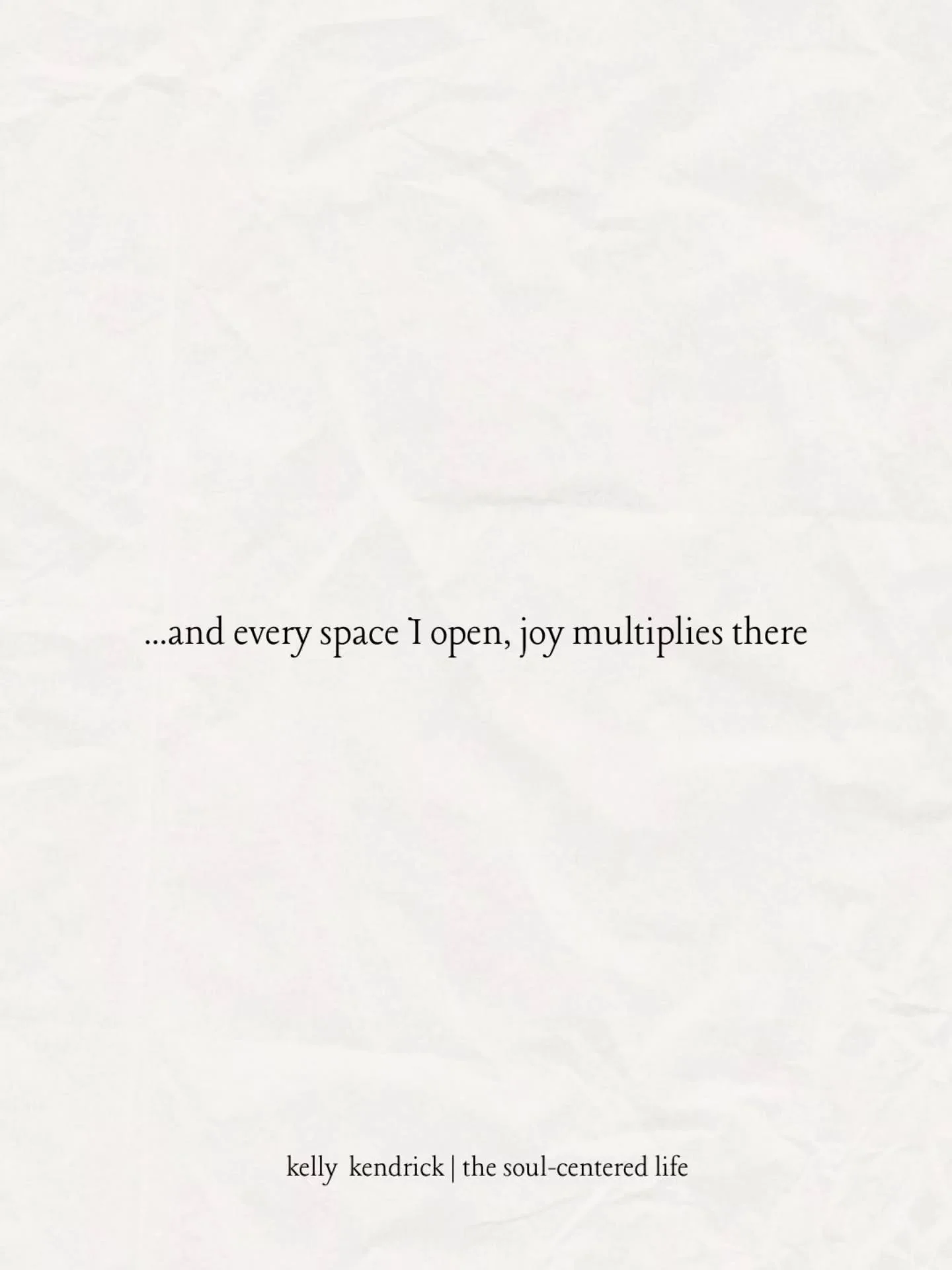 #mood ...and every space I open, joy multiplies there

#joyfilled #joyfilledlife #morejoytocome #lifecoach #empowermentcoach #empowermentforwomen #personaledevelopment #kellykendrick