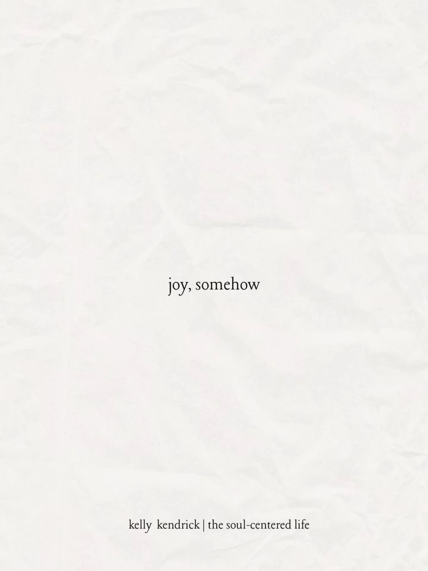mood... joy, somehow, always finds its way back

#onjoy #joyfilledlife #empowermentcoach #empowermentforwomen #kellykendrick
