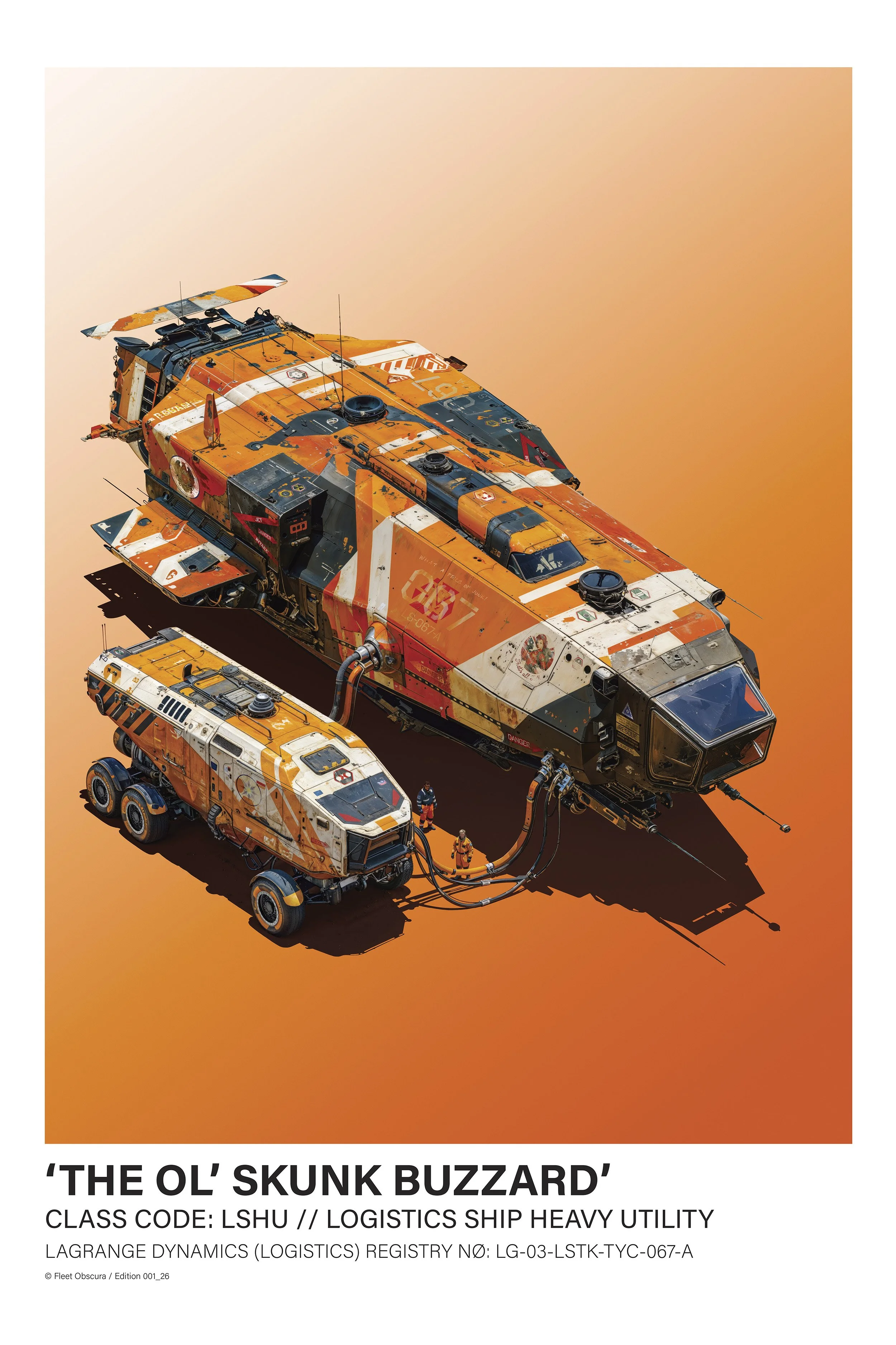 The Ol' Skunk Buzzard - Fleet Obscura Poster