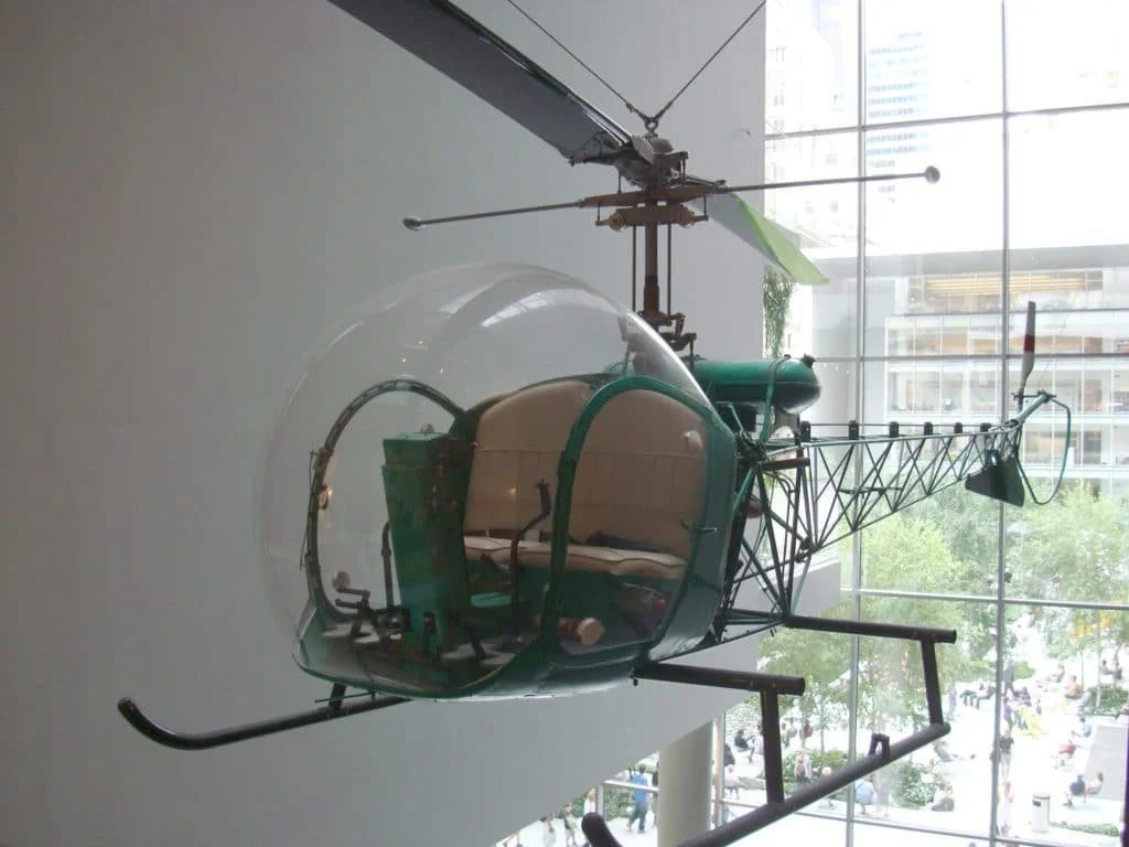 THE BELL 47-D1 - A KEY PART IN THE 2055 DESIGN LANGUAGE