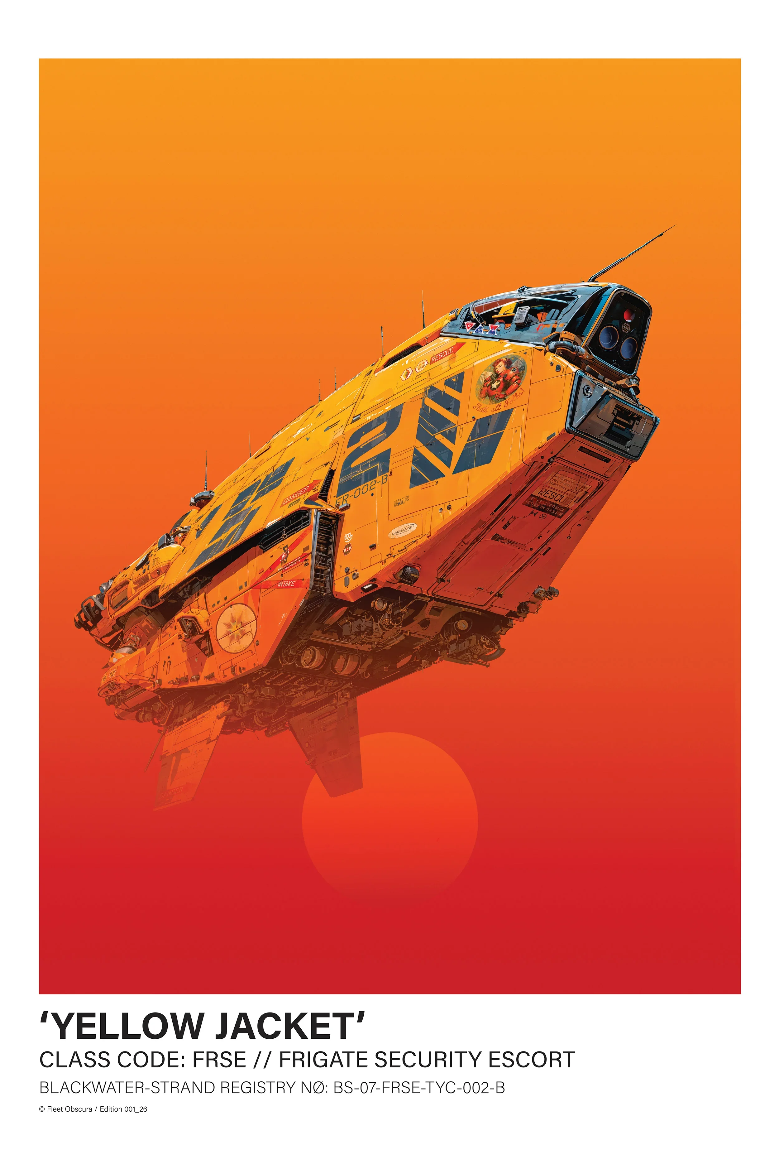 Fleet Portrait // BS-07-FRSE-002-B ‘YELLOW JACKET’