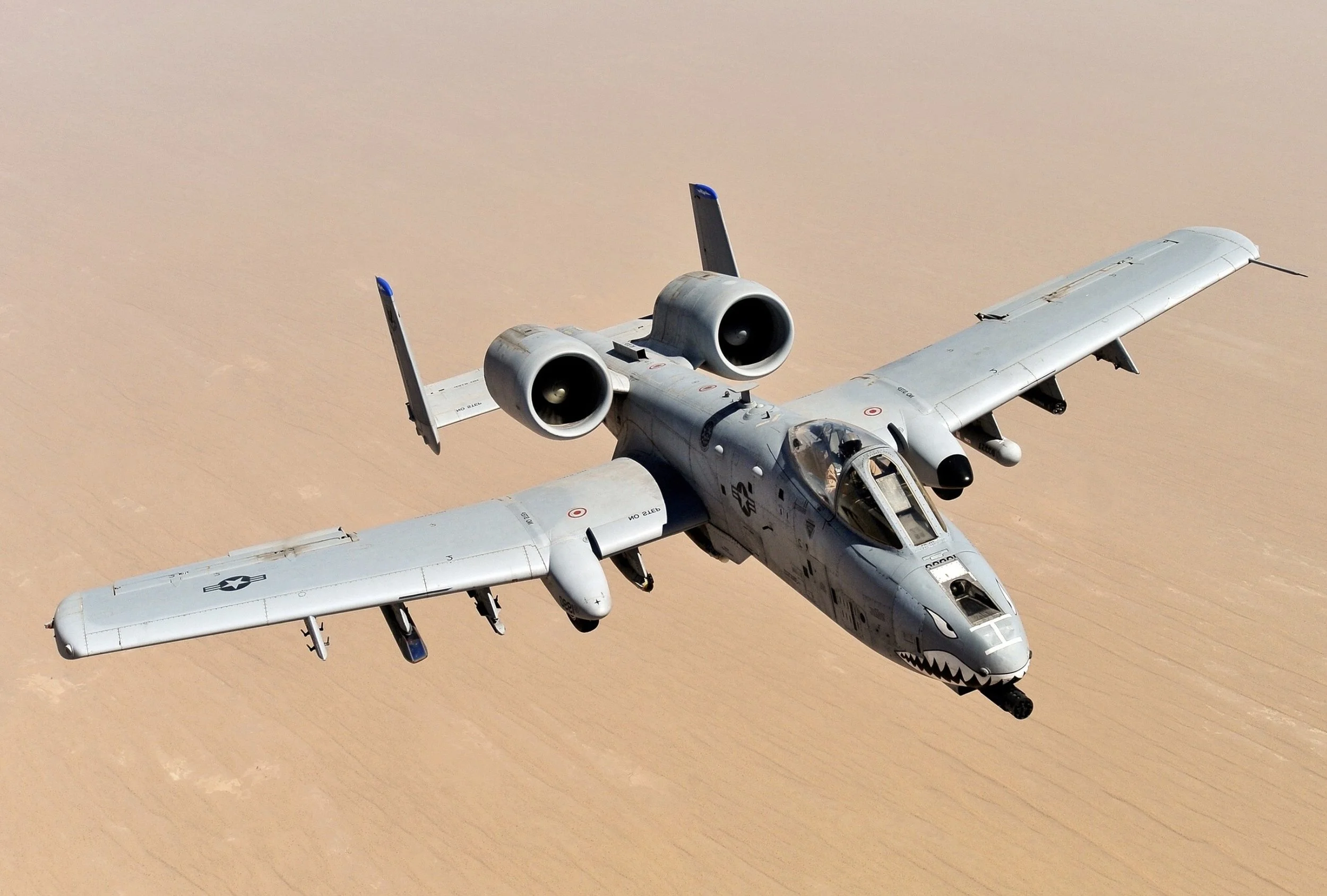THE FAIRCHILD REPUBLIC A-10 THUNDERBOLT II AKA THE 'WARTHOG' ENGINES / WINGS / BODY?