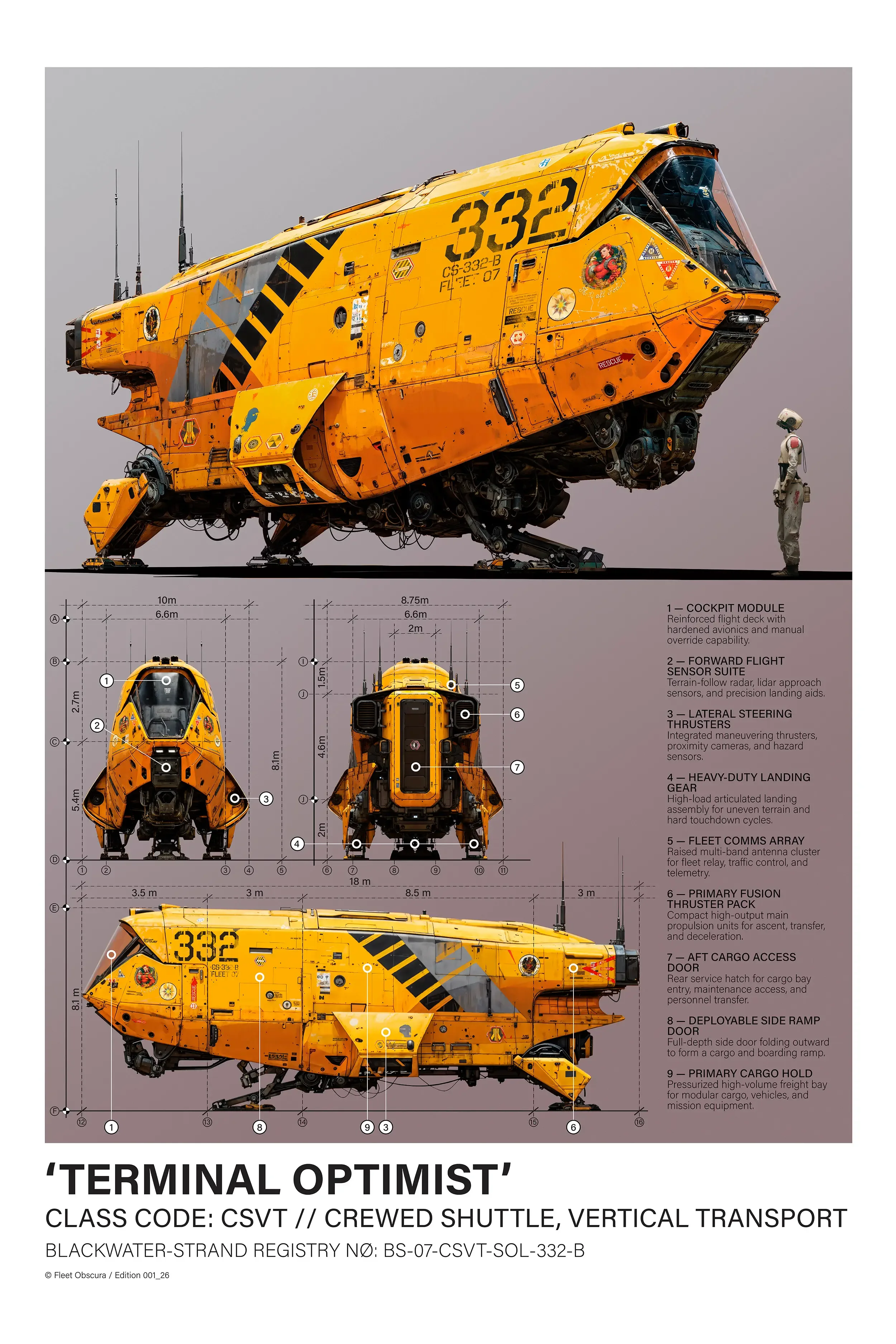 Master Schematic // CS-332-B ‘TERMINAL OPTIMIST’