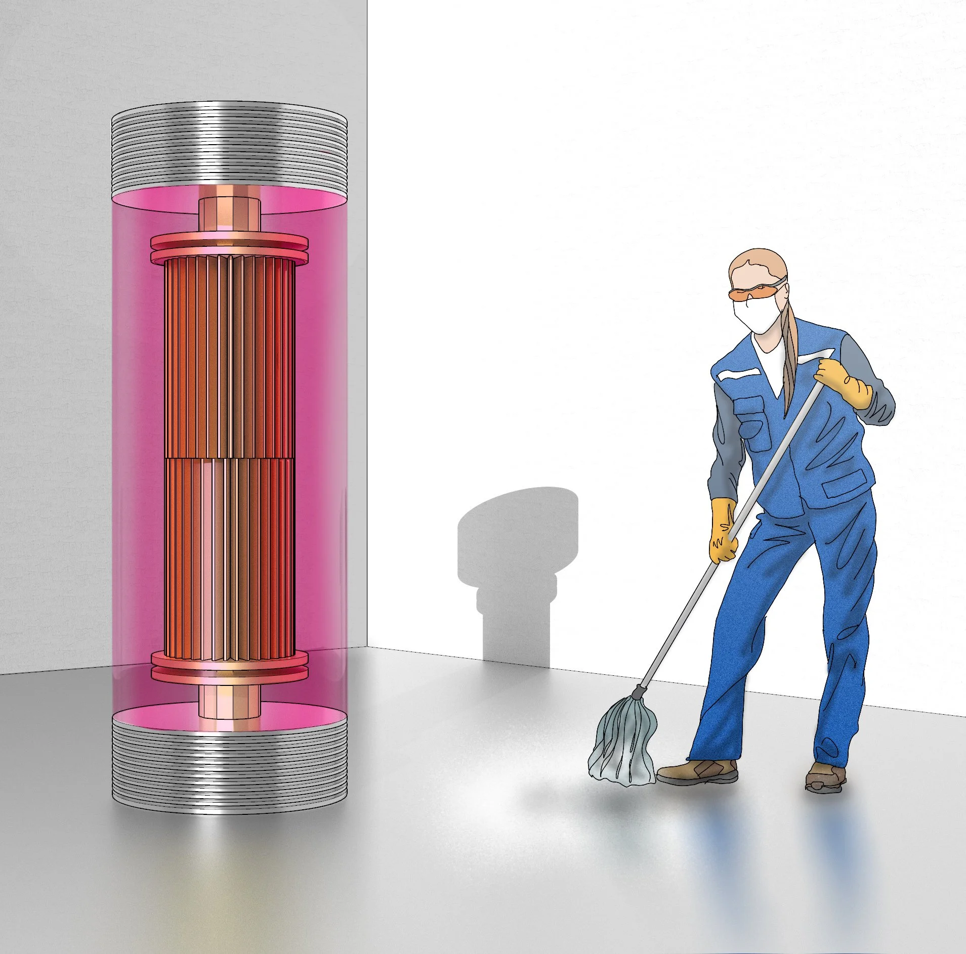 NOBEL PRIZE WINNING PHYSICIST REBECCA JOESON, STOOD NEXT TO A GENERATION 3 MI, EIGHTEEN-MONTHS AFTER THE FIRST FULL-SCALE AUTOMATION ROLL OUT.