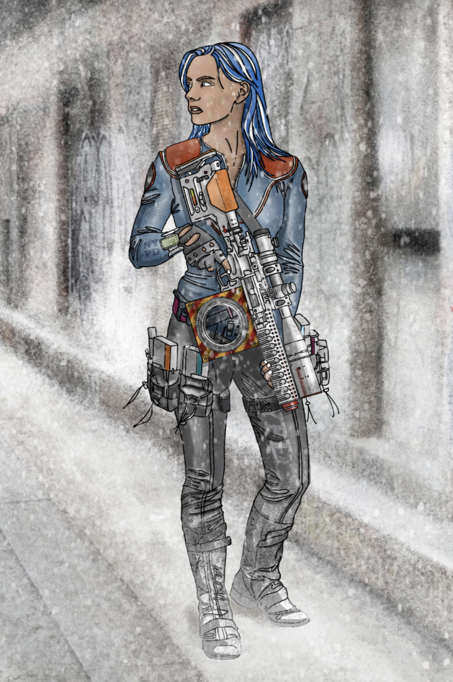 THE HERE AND NOW (LINES TO BRUSHES)