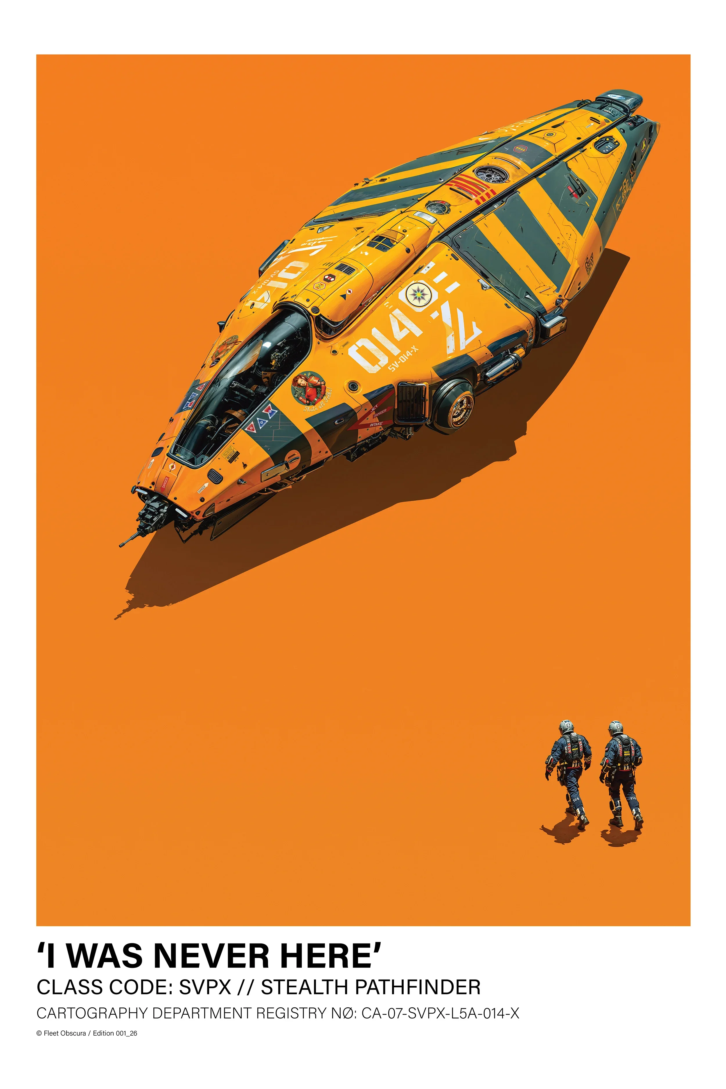 Fleet Portrait // CA-07-SVPX-014-X ‘I WAS NEVER HERE’