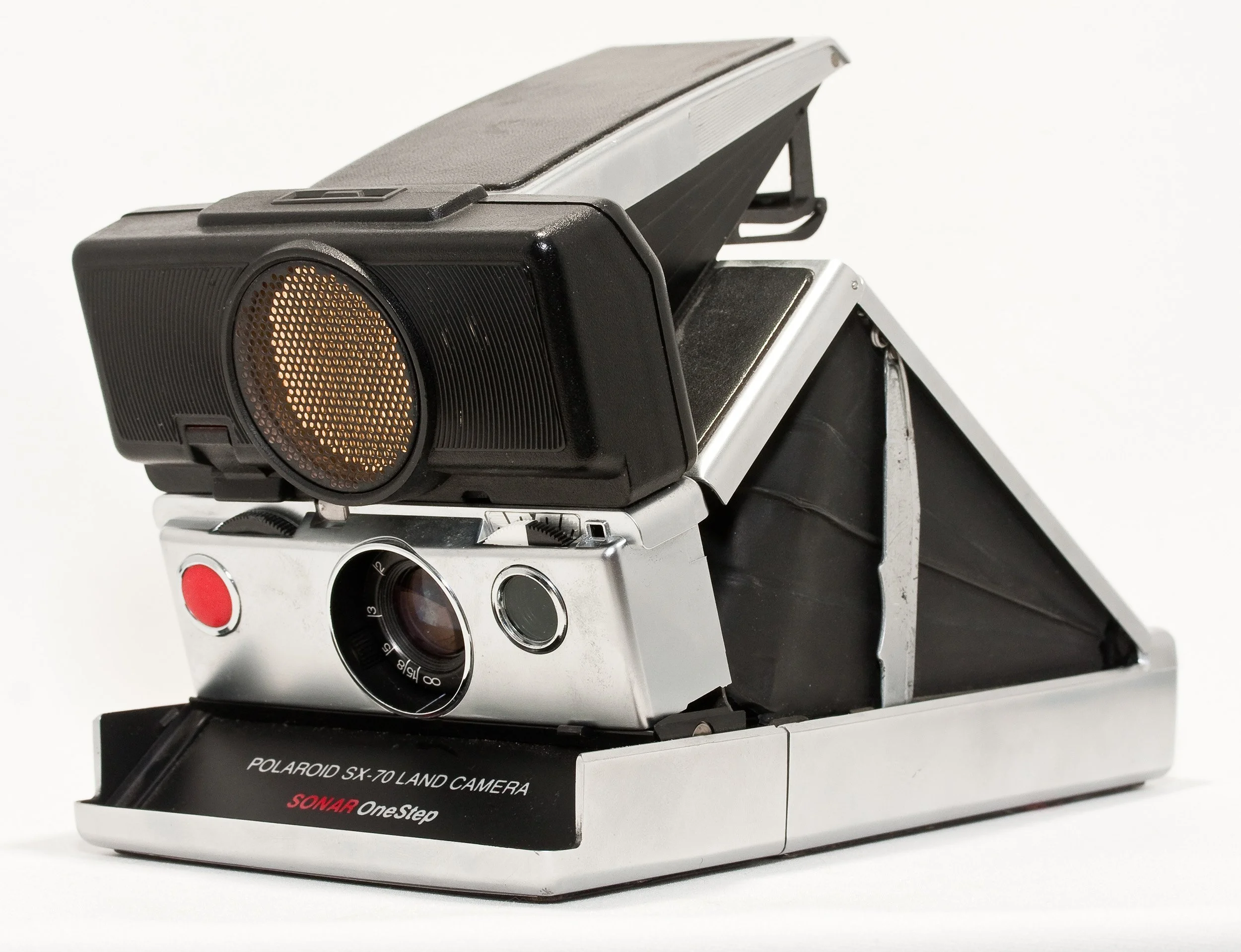 THE TOTALLY AWESOME POLAROID_SX-70_SONAR_ONE_STEP GO BOOM BOOM