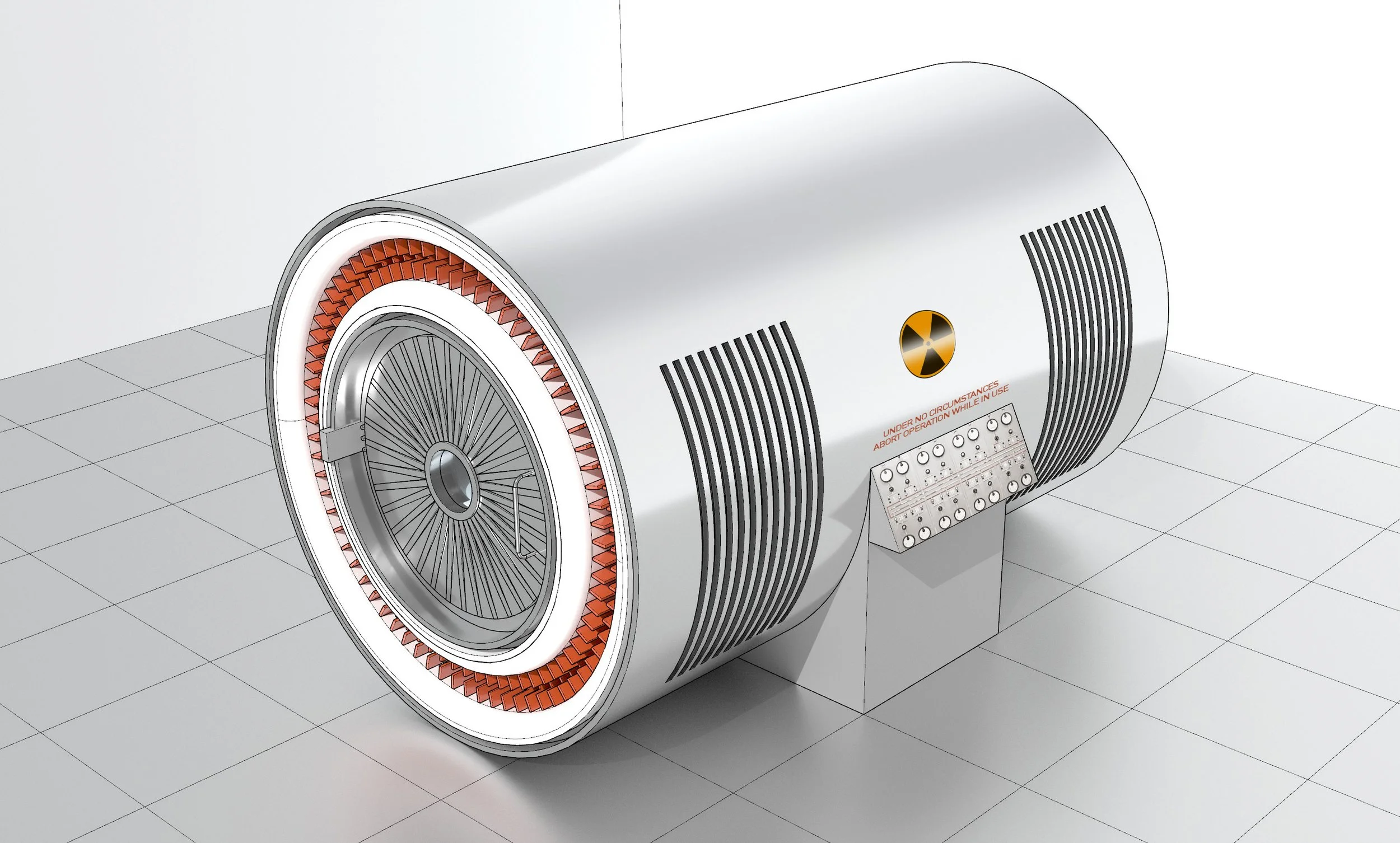 AN ATOMIC SCANNER - AS SAFE AS ANY DEVICE MAINTAINED BY MINIMUM WAGE, OVERWORKED TECHNICIANS.