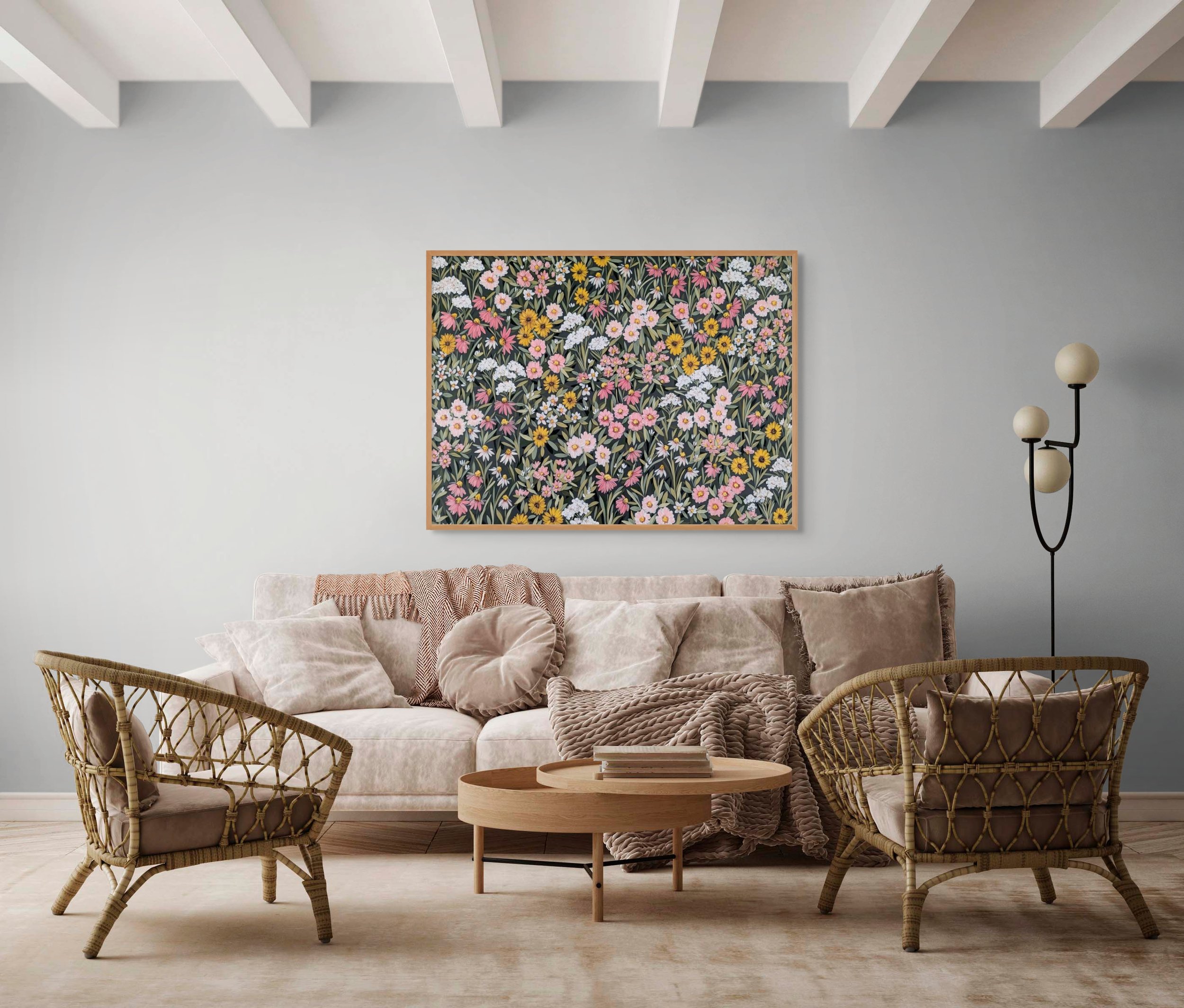 floral carpet in charcoal and peach-full (2).jpg