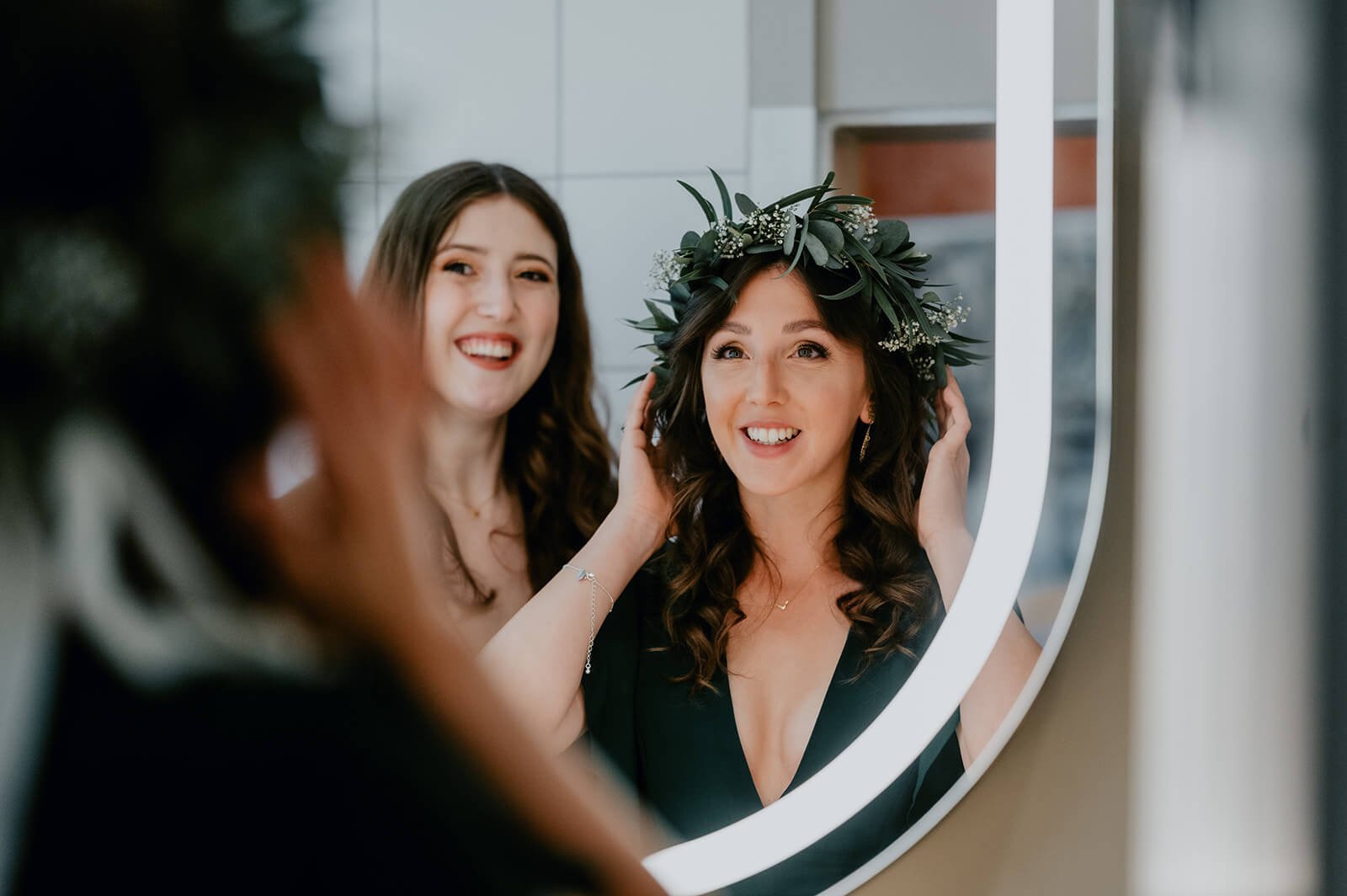 Bridemaid-trying-on-flower-crown-2.jpg