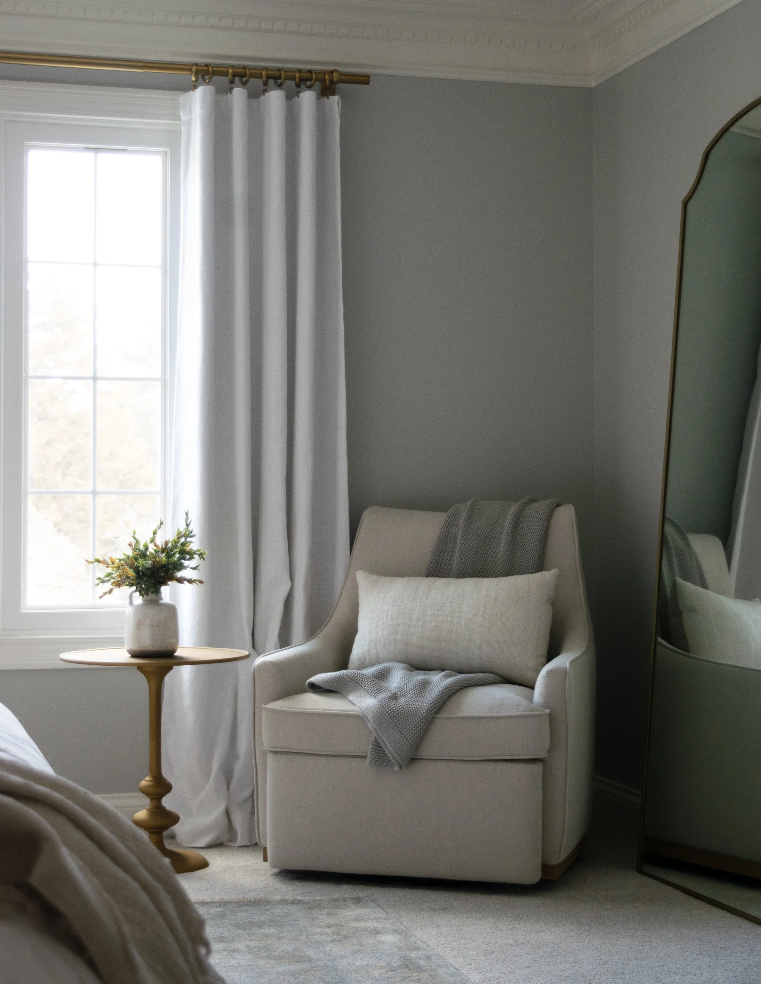 Custom interior designed room with meticulous planning