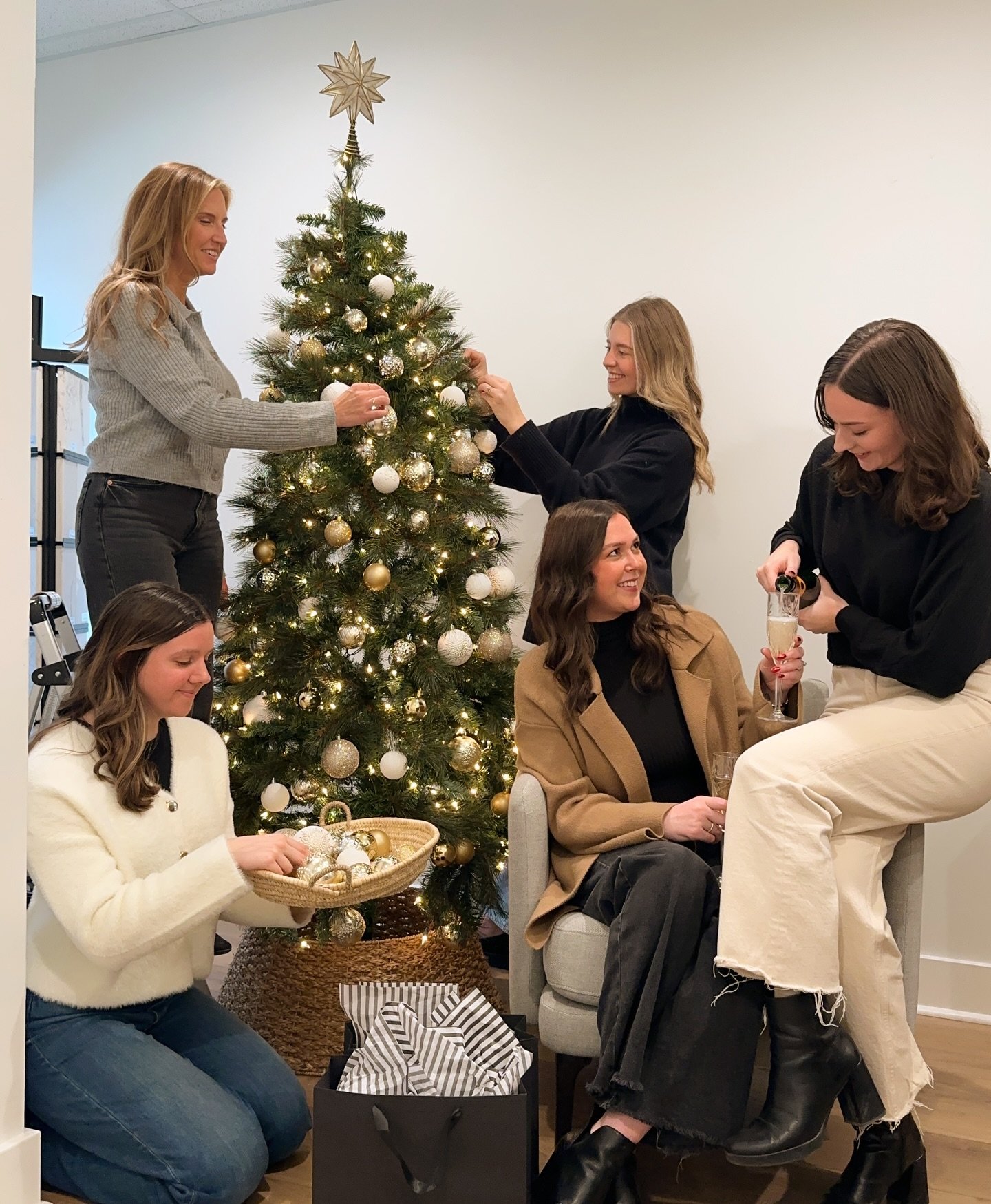 Sending holiday cheer from our studio to your home! Grateful for this incredible team and all we accomplished together this year. ✨