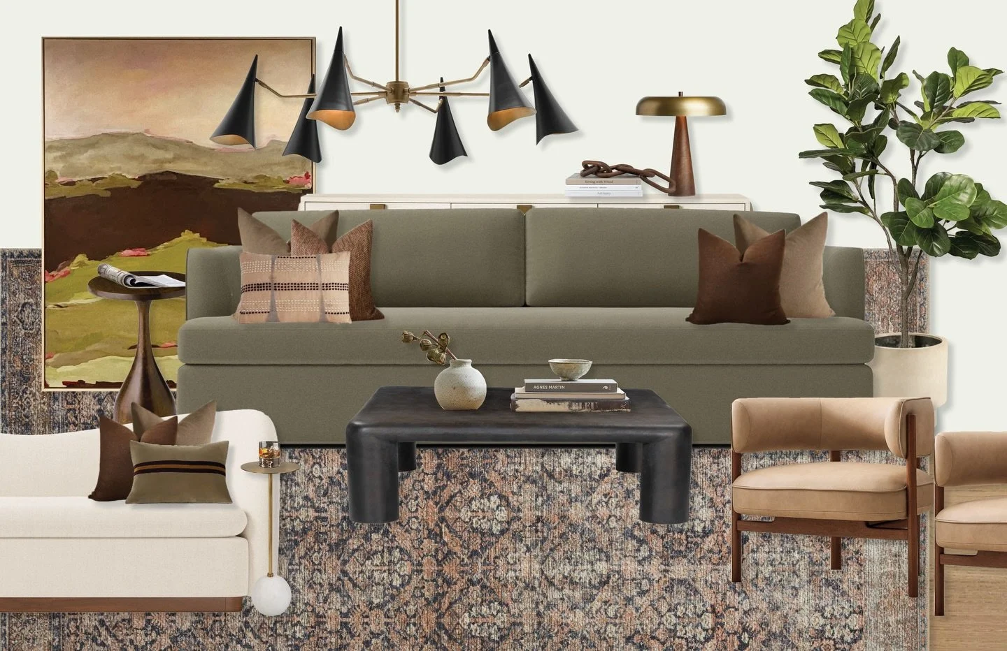 The living room of our Olmsted New Build - a little mood, a little color, a lot of personality. ✨

&bull;
&bull;
#louisvilleinteriordesign #louisvilleinteriordesigner #louisvilleinteriors #louisvillebusiness #louisvillelocal