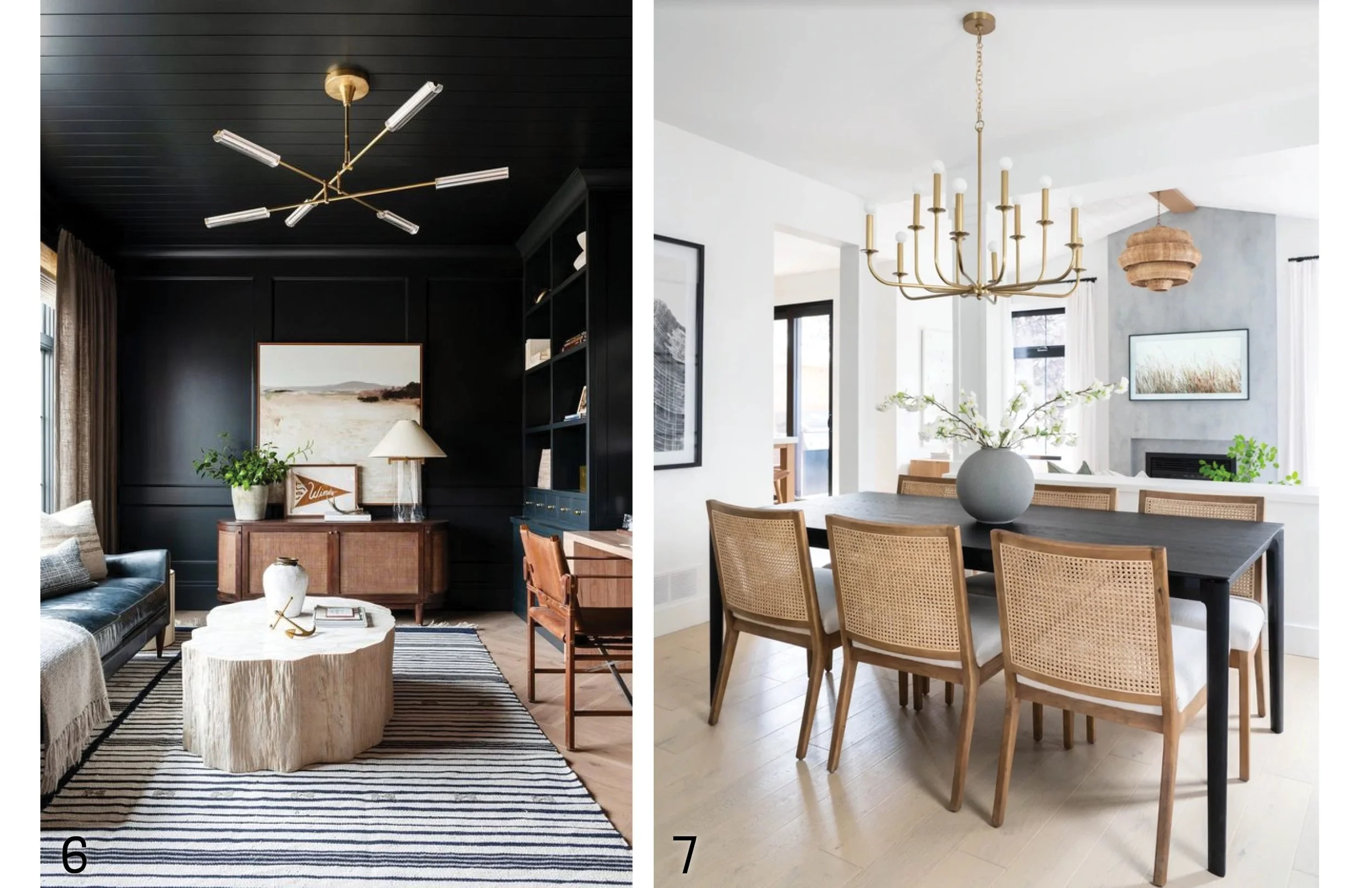 Contrasting Gathering Spaces with Bold and Airy Design Elements