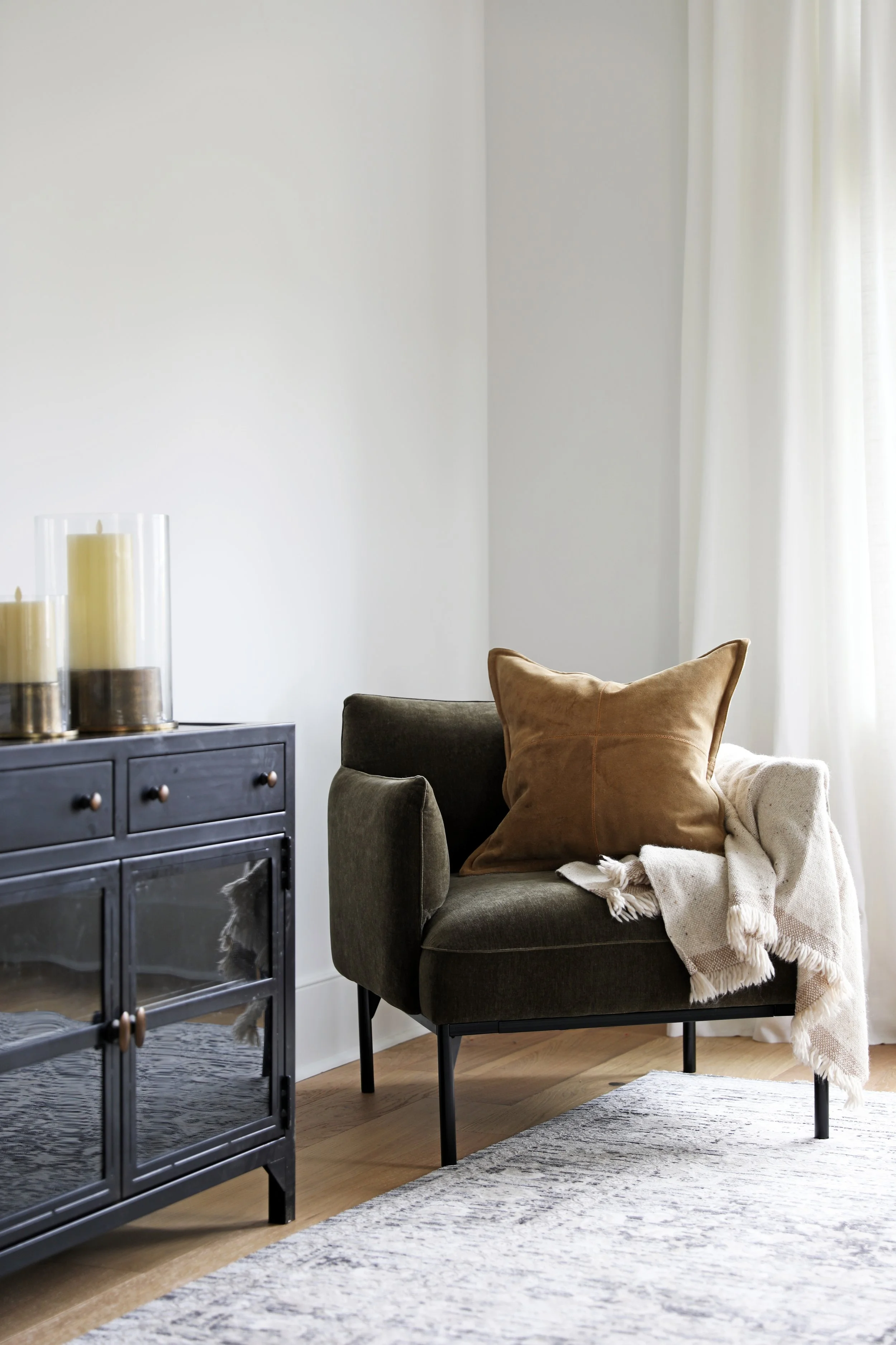 A minimalist interior design finish. 