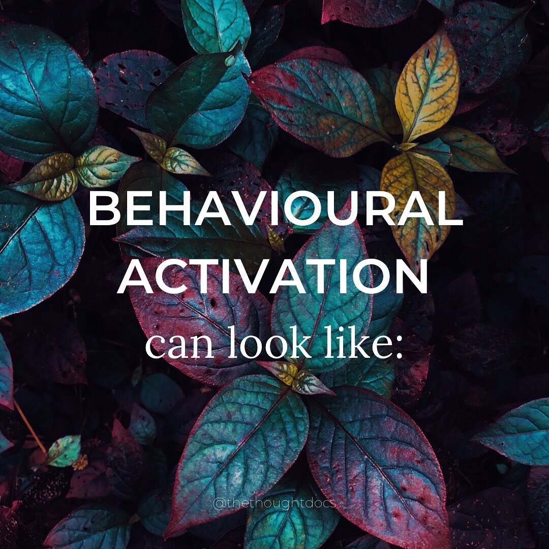 For some people, depression leads to low energy and a lack of motivation. Behavioural activation is a strategy used to tackle these symptoms by increasing your physical activity to promote pleasure and a sense of accomplishment. In the midst of depre