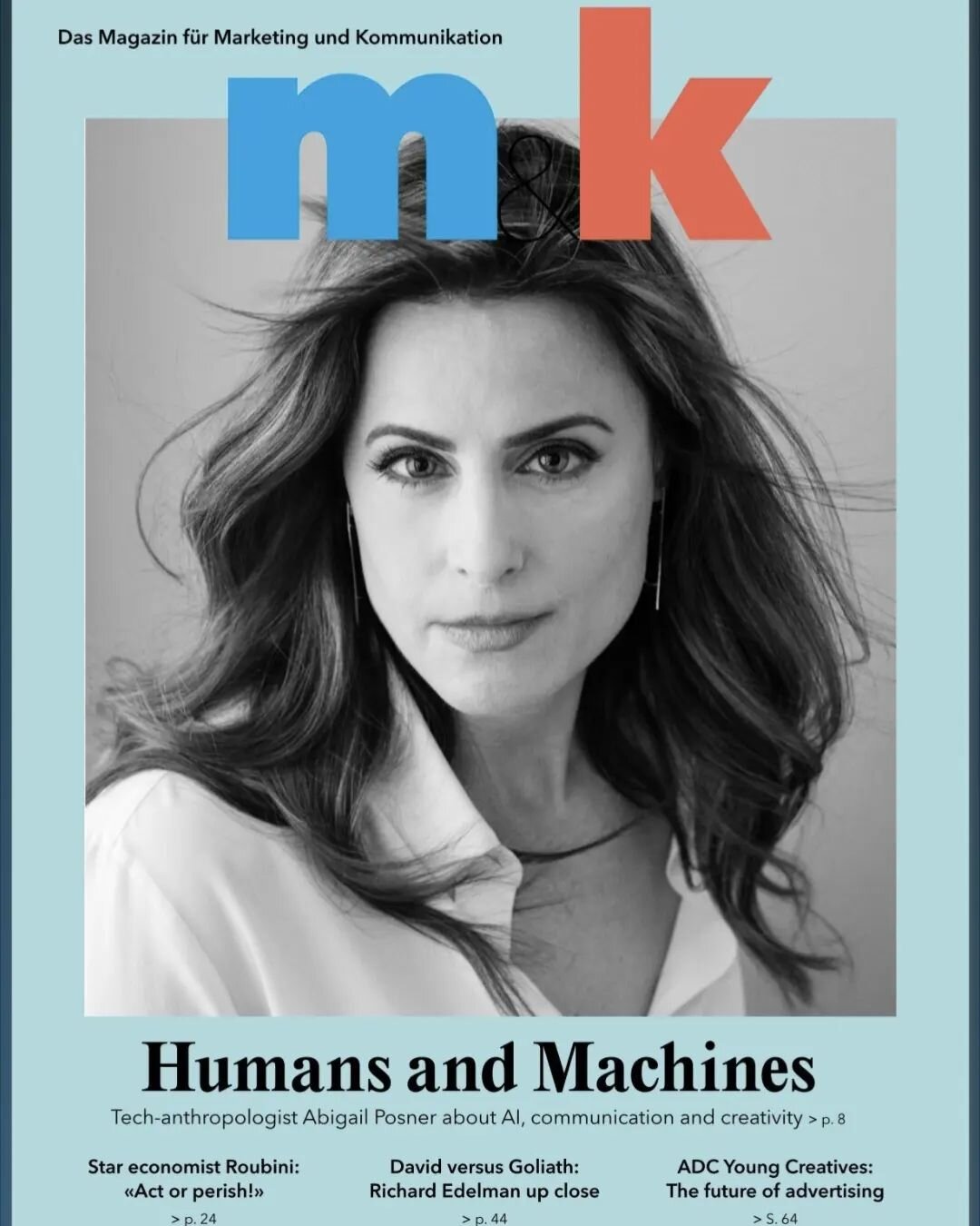 Thank you, Johannes Hapig &amp; m&amp;k for the opportunity!l to dive into the interplay of human beings &amp; tech.
Read it on @yumpu_com: bit.ly/3mnh6w7
#AI #anthropology #technology