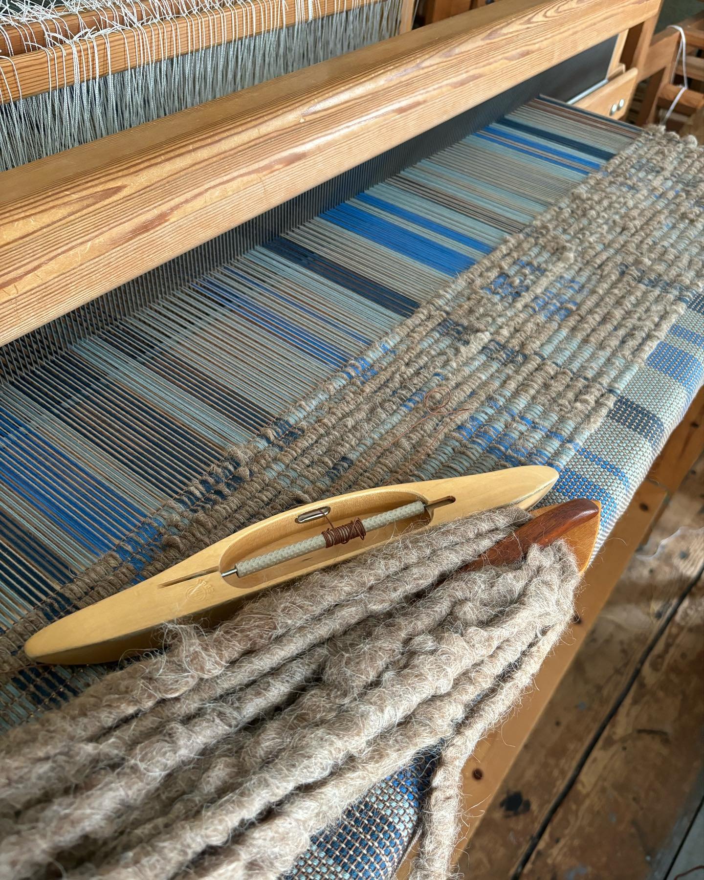 This week&rsquo;s Featured Working Weaver Emily Gwynn shares what&rsquo;s new this year. She is excited to be weaving these beautiful rugs made with locally produced alpaca rug yarn. 

Emily says &ldquo;These rugs have been on my list of things to do