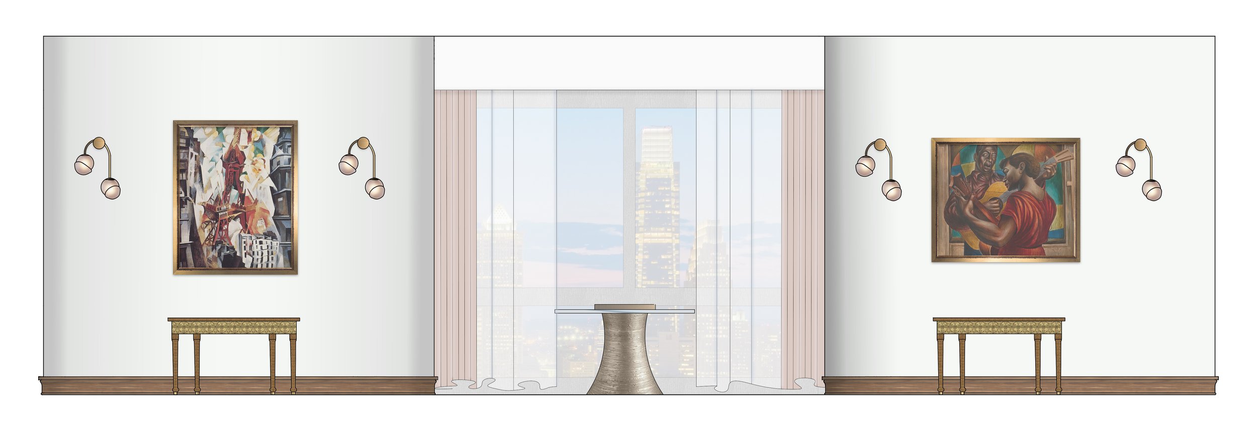 Living Room Elevations