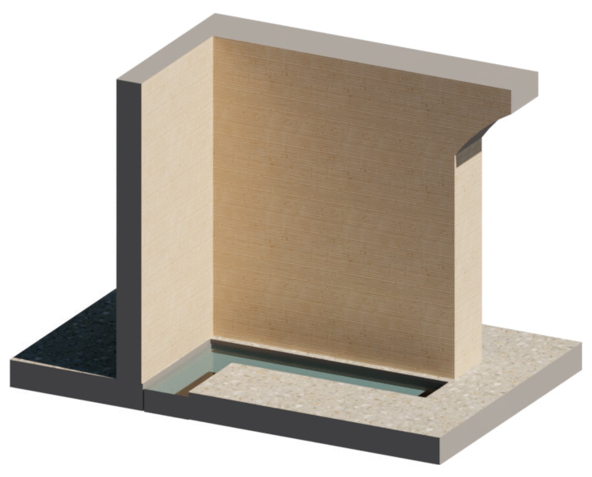 Modeled Water Feature