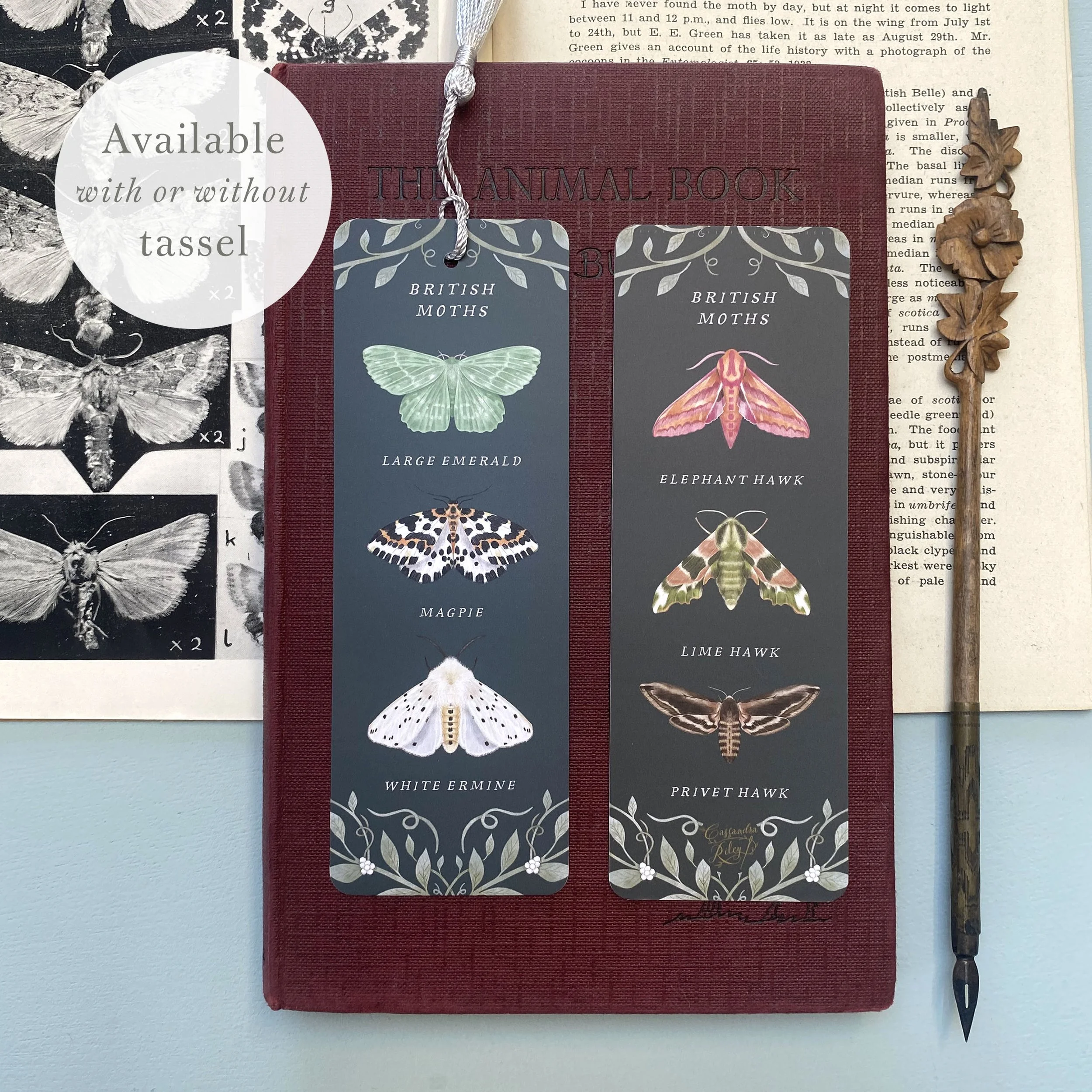 Moth bookmark with or without tassel.jpg