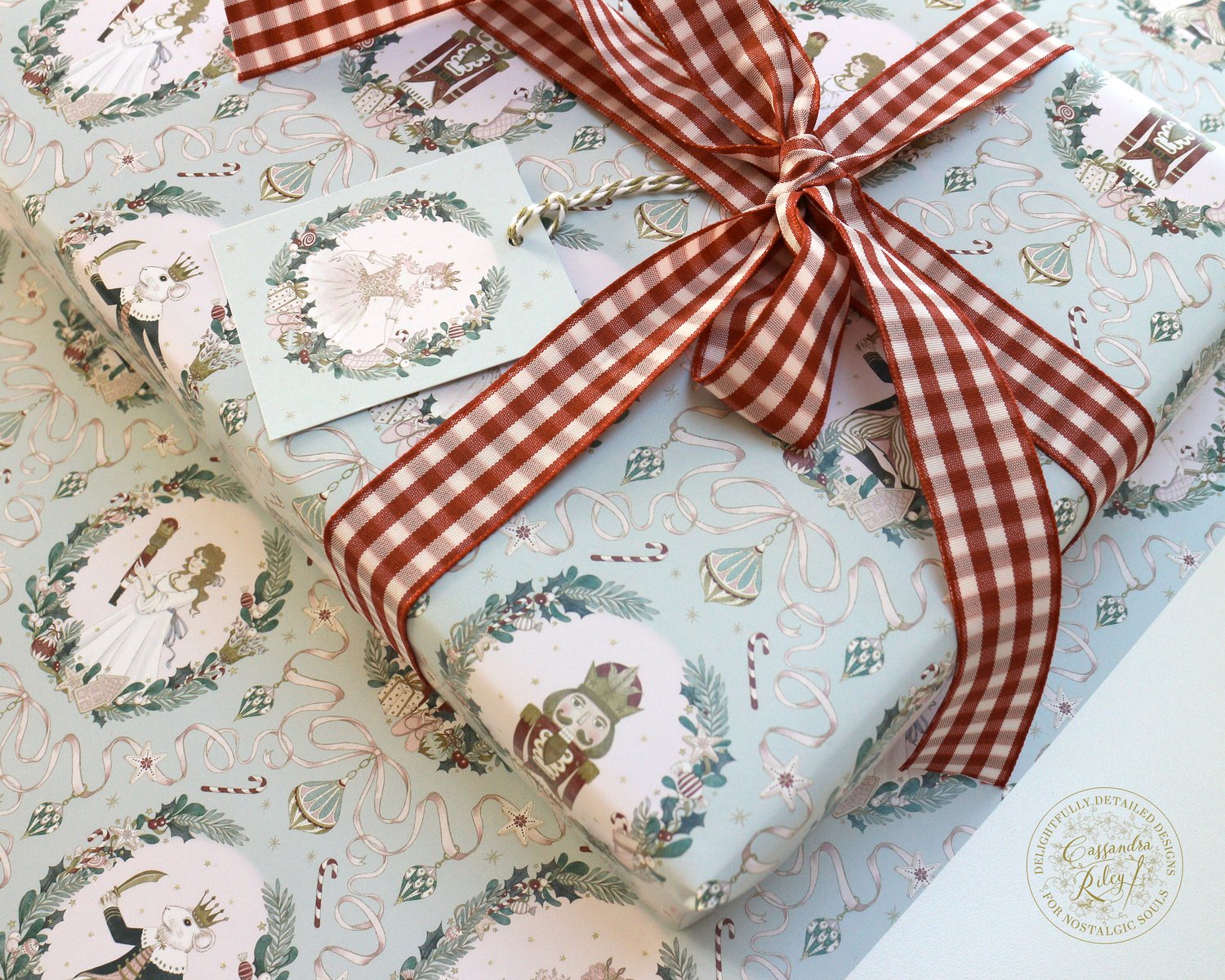 Vintage Winter Wonderland Printed Tissue Paper Gift Wrap Christmas