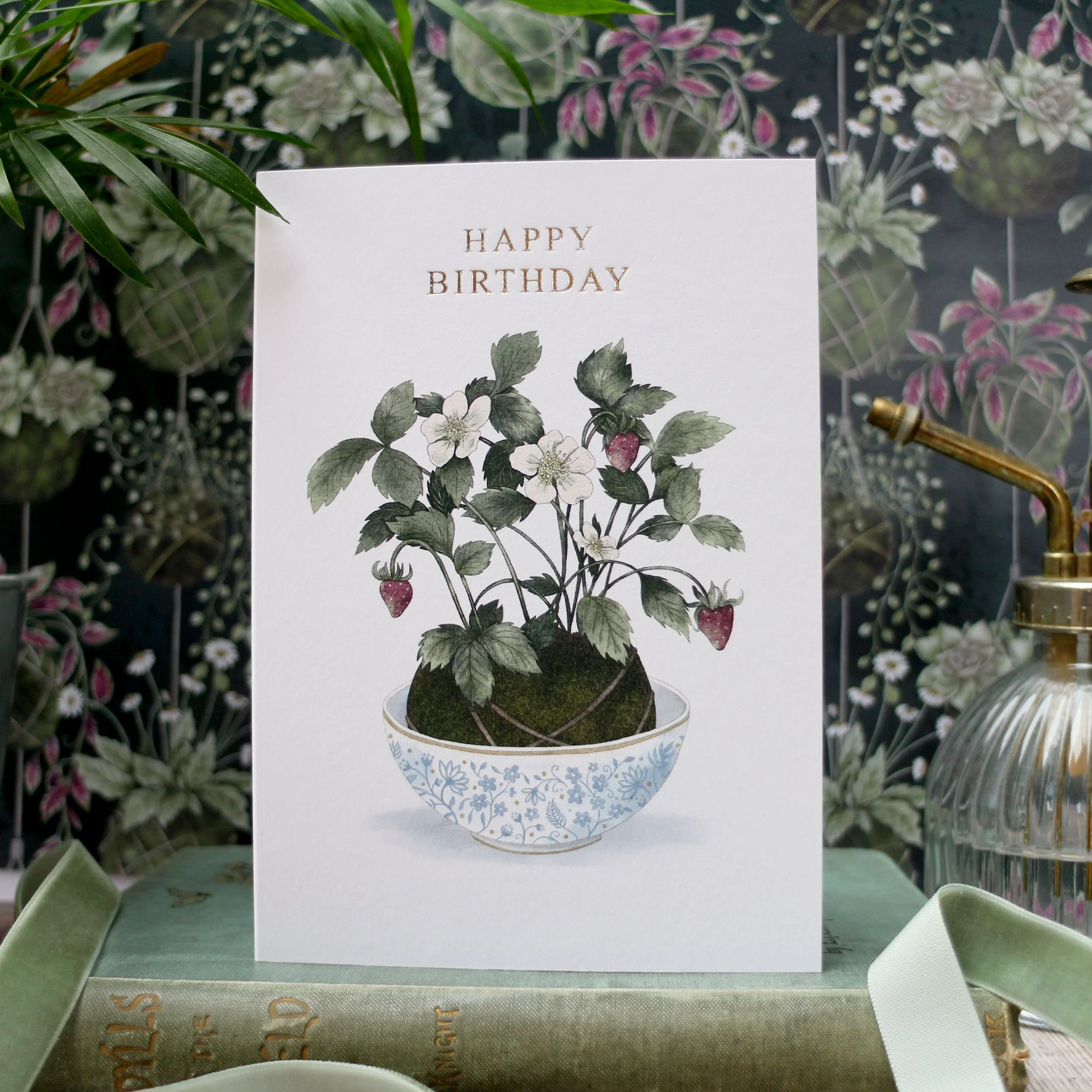 Strawberry plant card