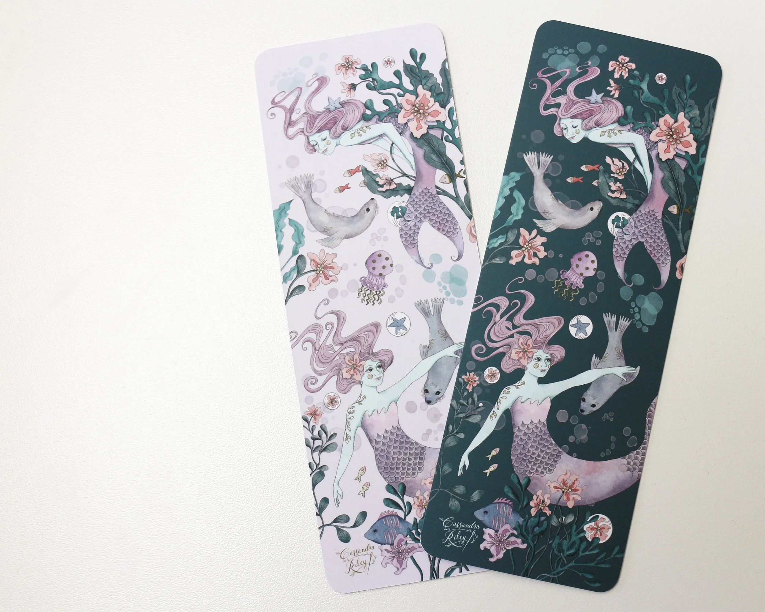 Two Mermaid Bookmarks