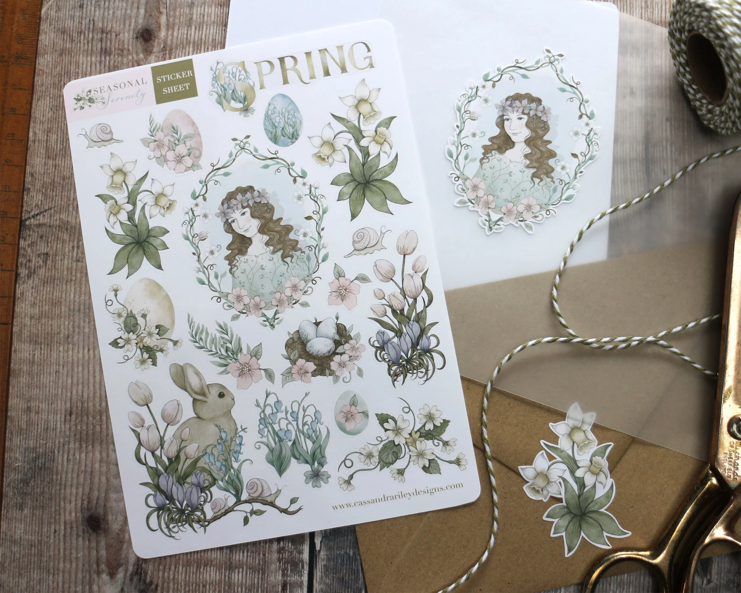Spring Sticker sheet