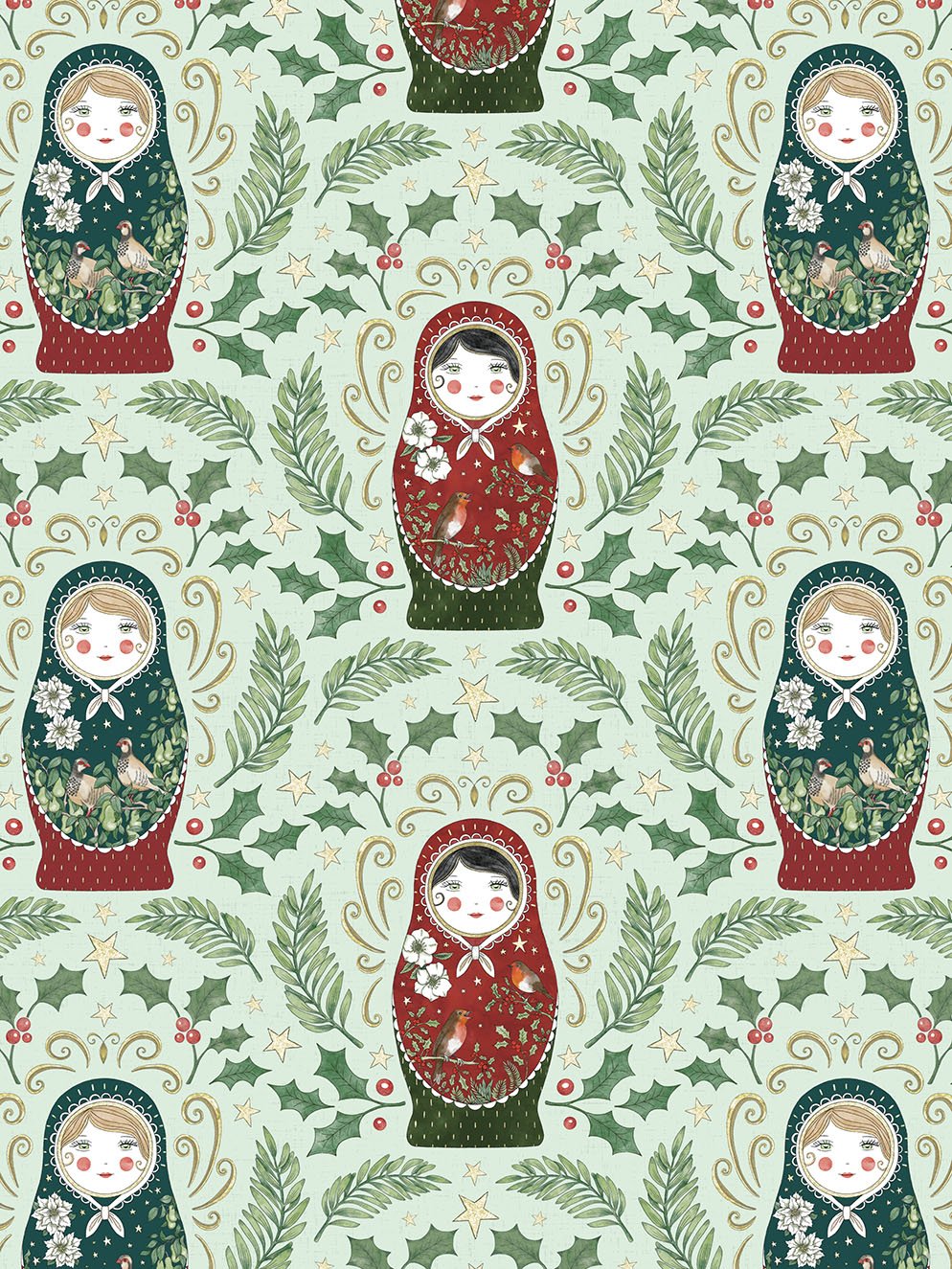 CHRISTMAS MATRYOSHKA - CRD45