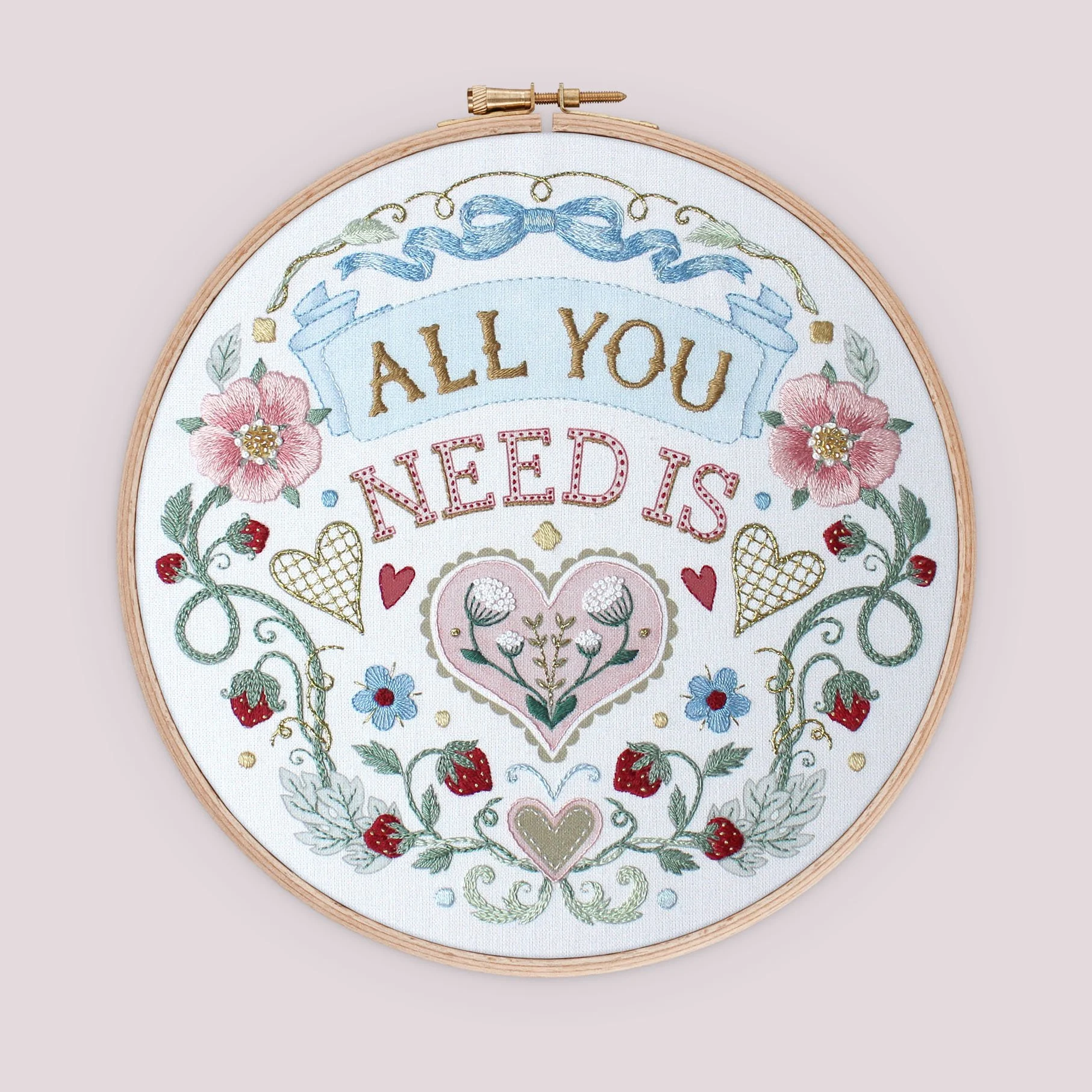 Love themed Embroidery kit
