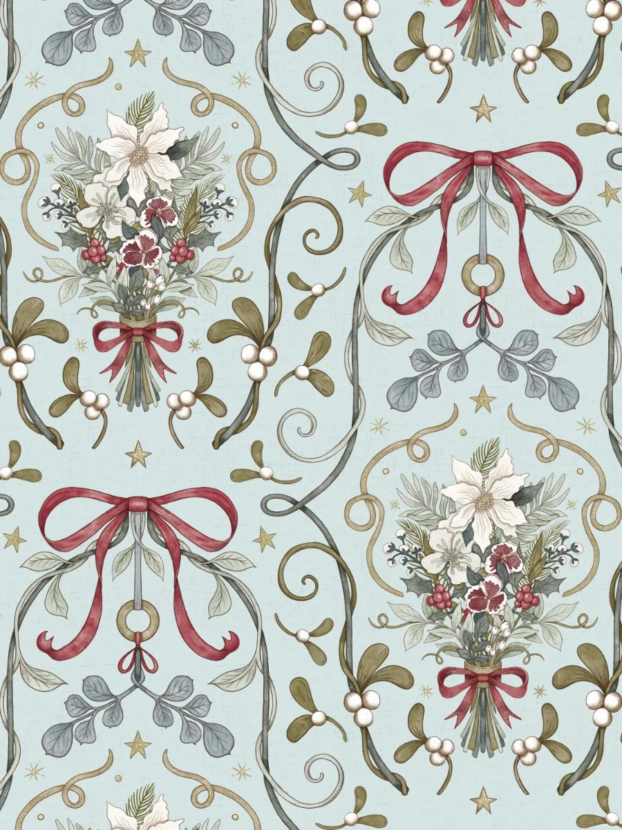 FESTIVE BOW MINT - CRD83