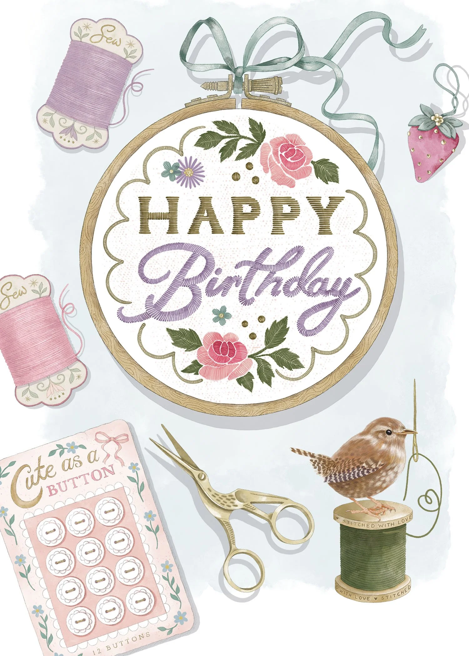 HAPPY BIRTHDAY HOOP - CRD93