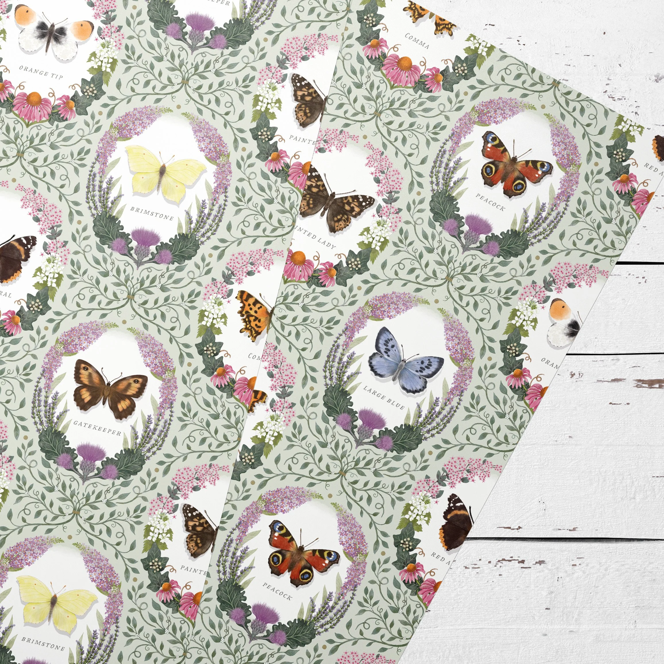 green butterflies wrapping paper.jpg