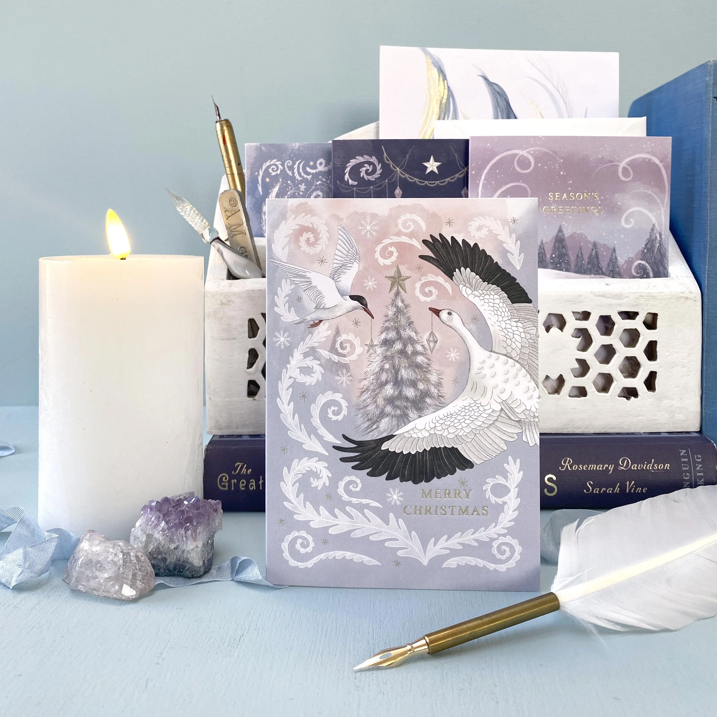 arctic birds christmas card.jpg
