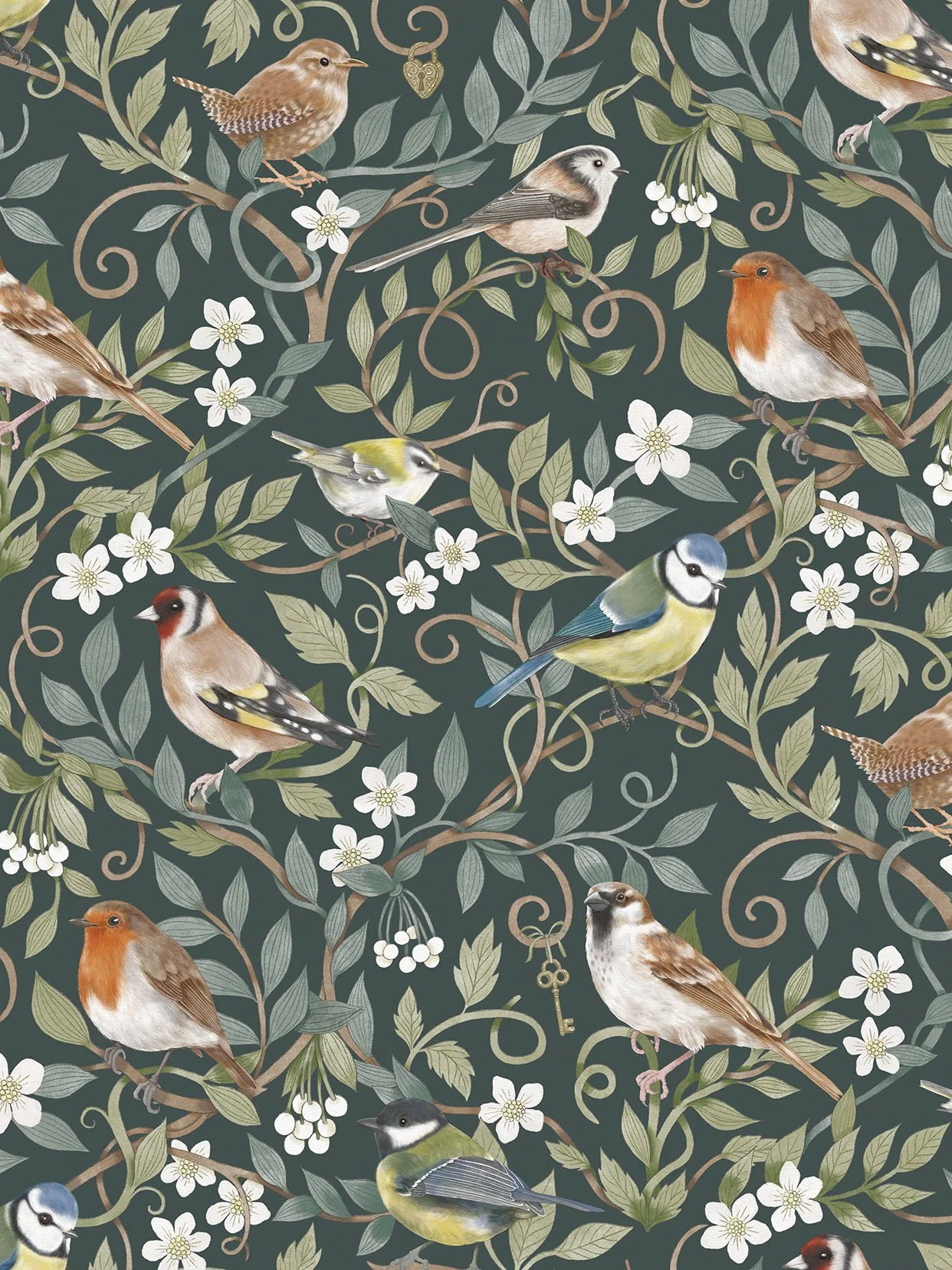 BRITISH GARDEN BIRDS - CRD95