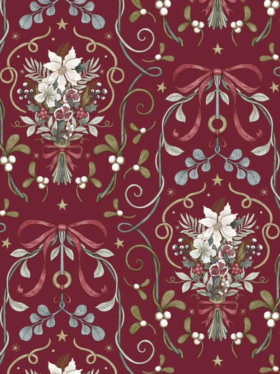 FESTIVE BOW RED - CRD83C