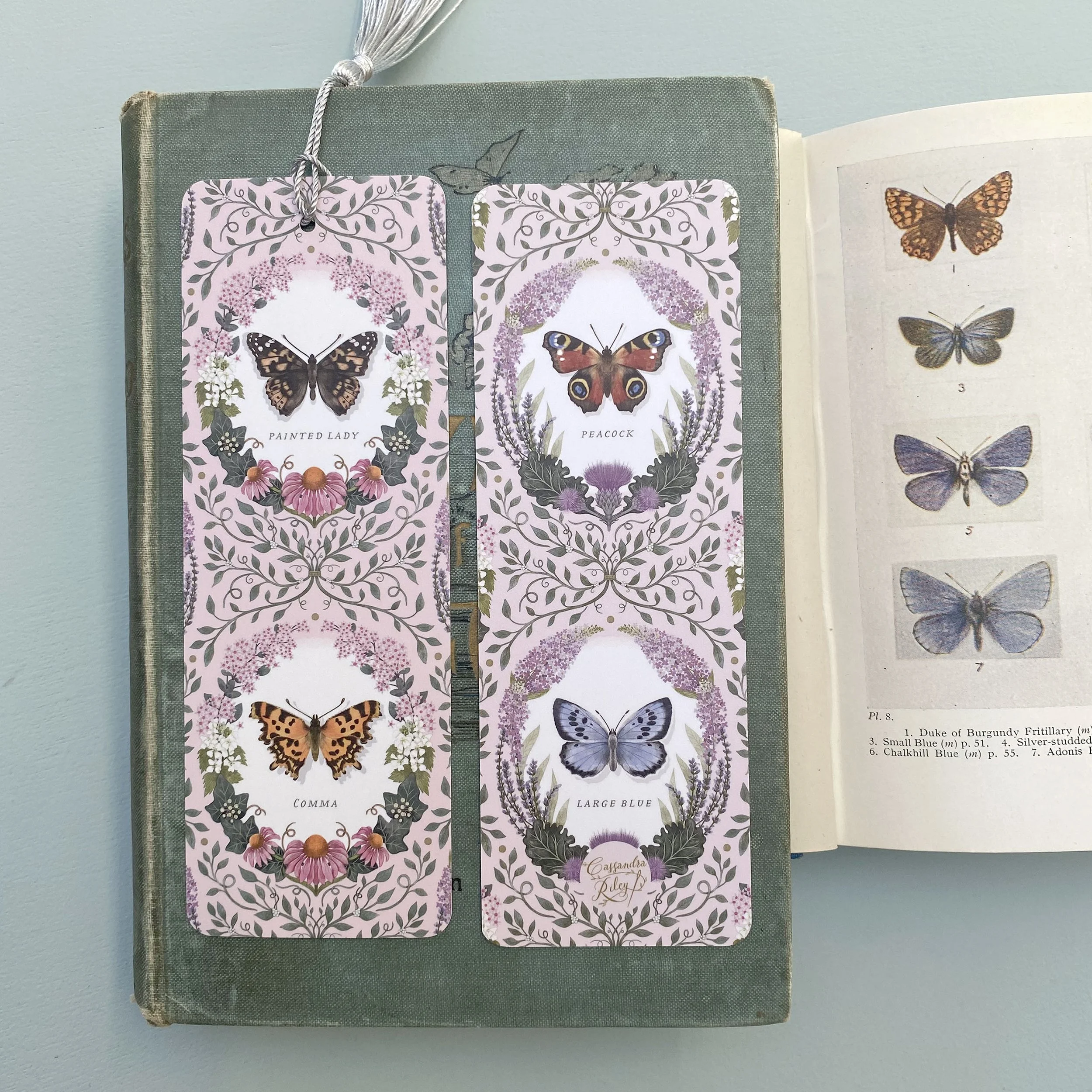 Pink butterflies bookmarks.jpg