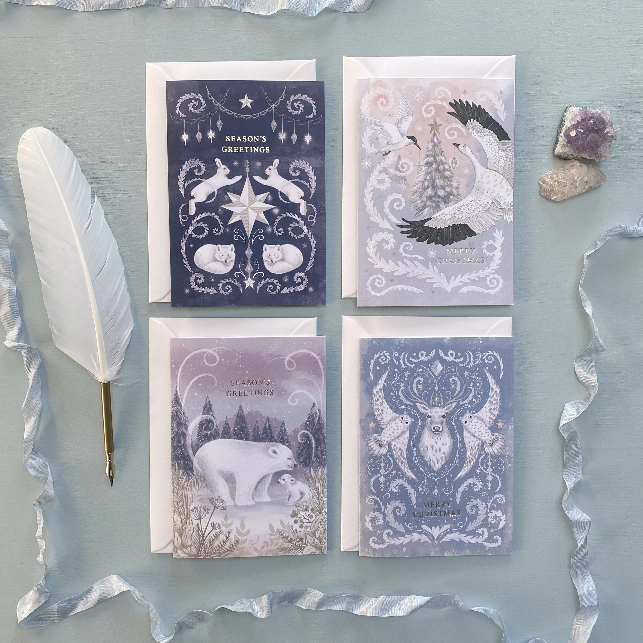 set of arctic animals cards.jpg