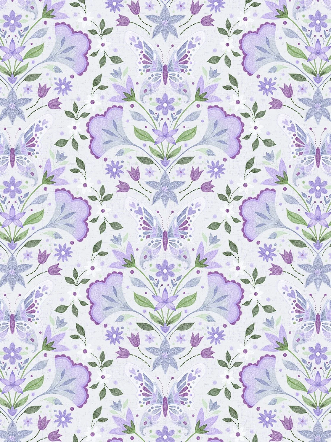 FOLK STITCH BUTTERFLY - CRD34C