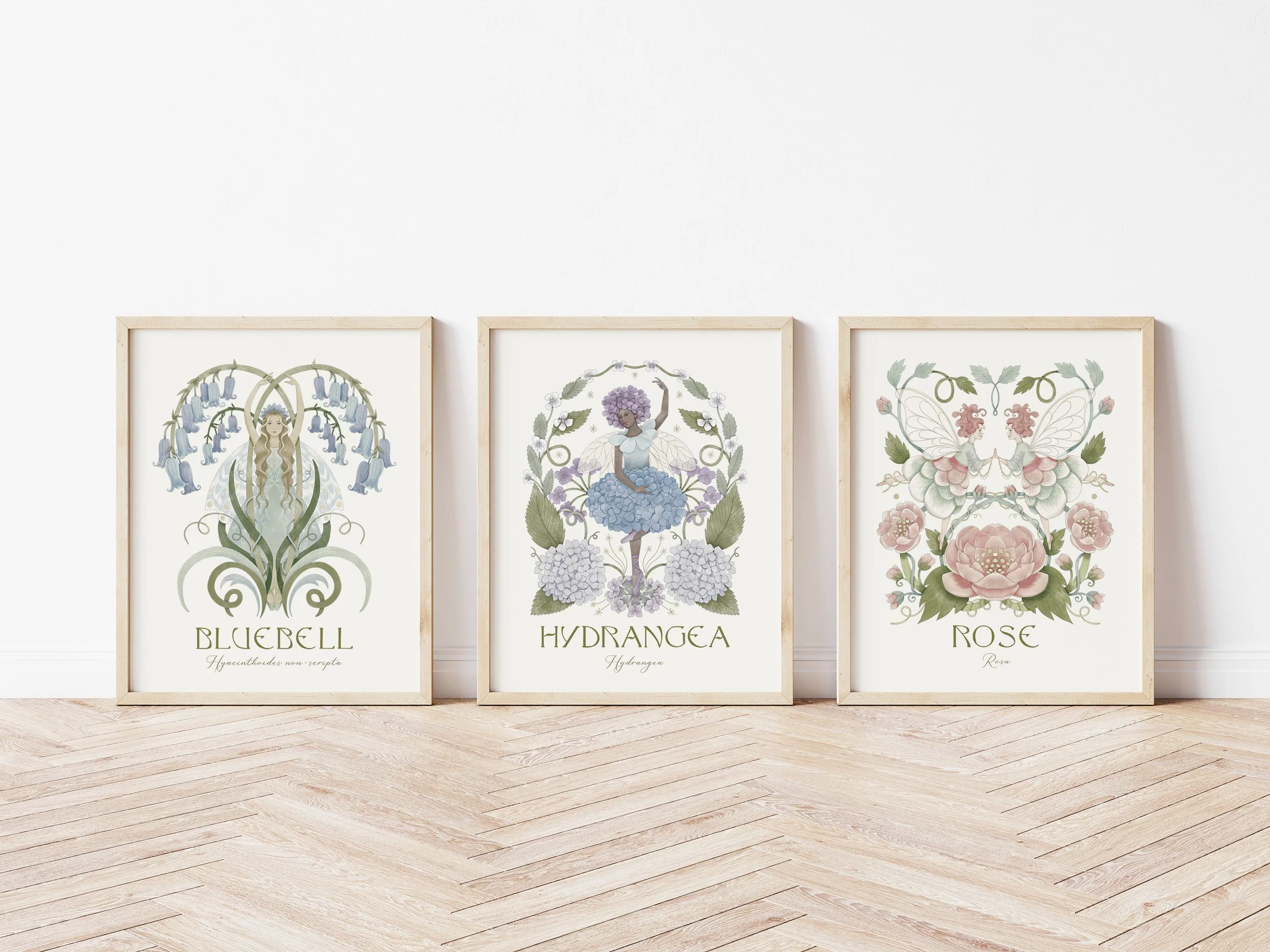 All three floral fairy art prints.jpg (Copy)