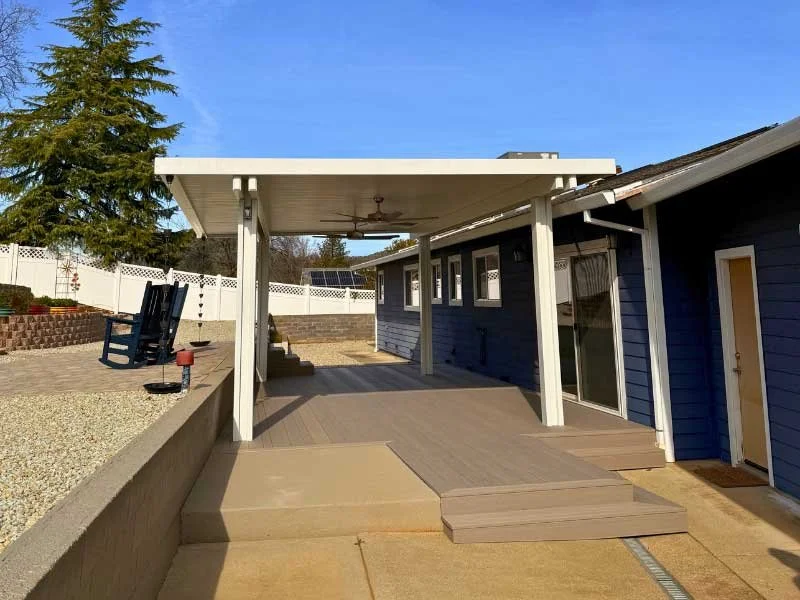 Class A fire rated deck built by JD Construction in Redding, CA deck builder near me