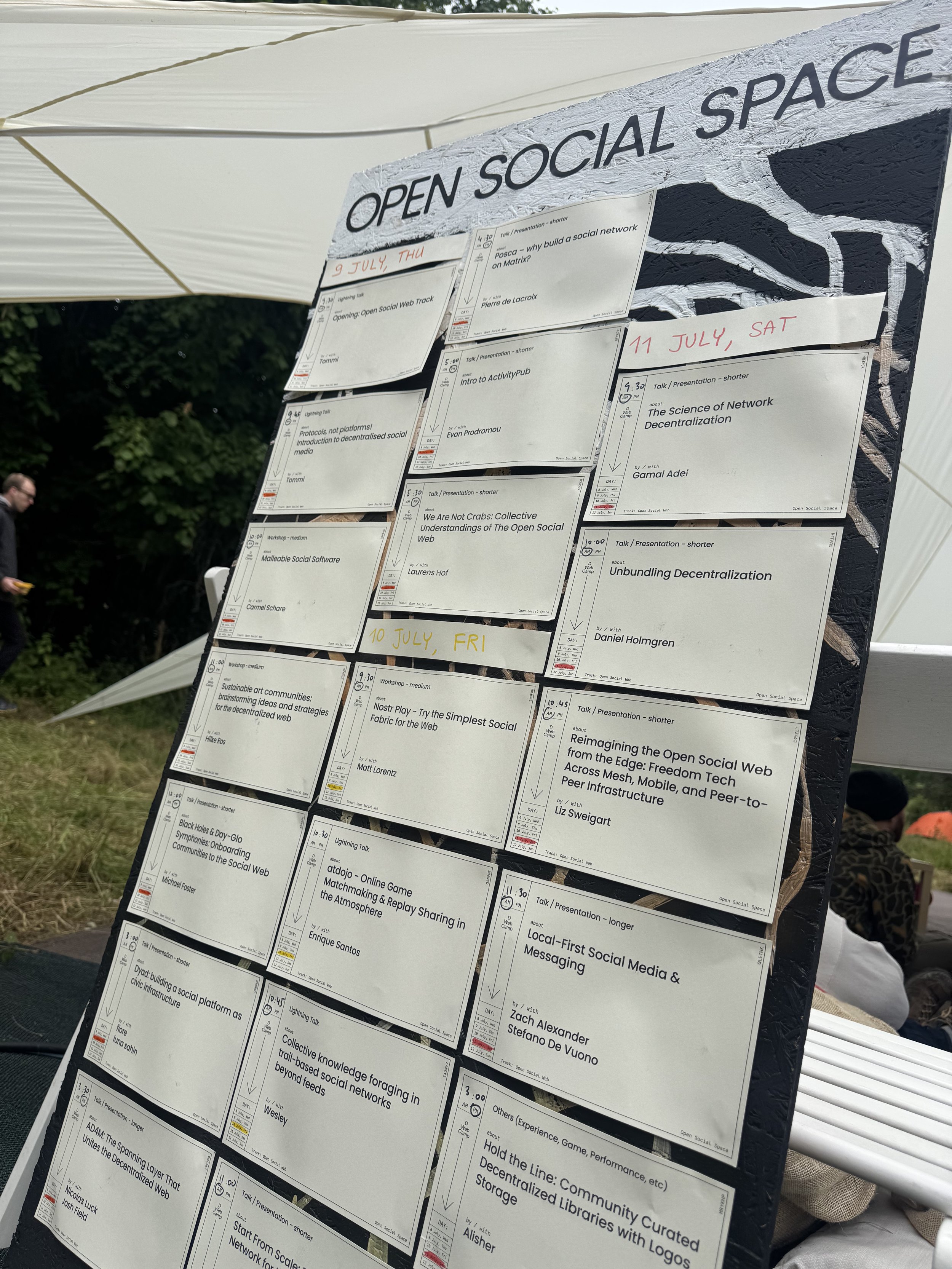 open social space schedule