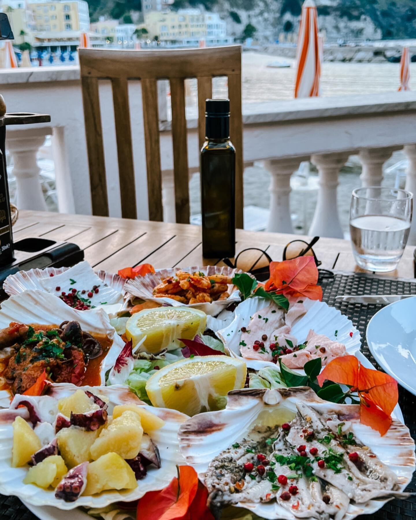 Nothing beats seafood antipasto #sogood