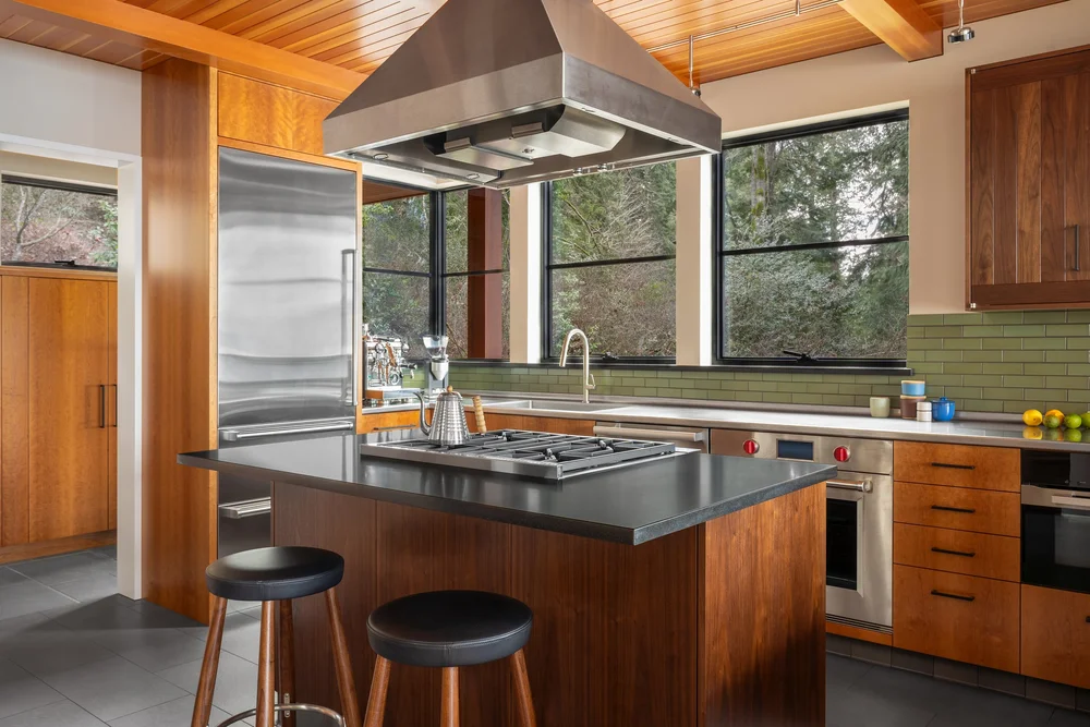 Handmade tiles bring warmth to the kitchen