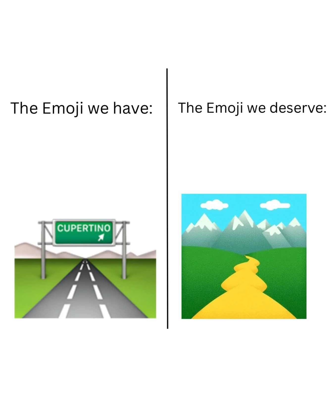 Give us a trail emoji!! 😤

Good thing we can build our own irl so you don&rsquo;t have to deal with 🚙⚠️🛣️🚚🚛 and instead you can enjoy 🌲🌿🪺🌾🚴&zwj;♀️⛰️

#ColoradoTrail #ContinentalDivideTrail #TwinLakesConnectorTrail #trails #unicodeconsortium